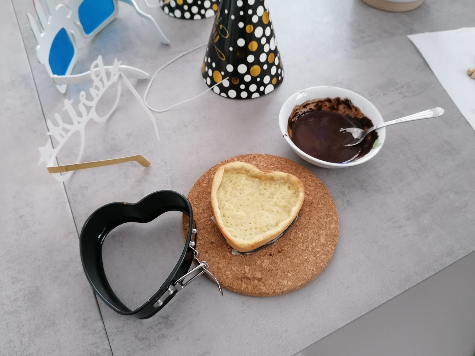 Süße kleine Kuchen ohne Kleben