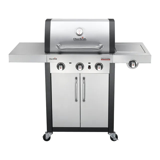 char-broil-professional-3400s-gasgrill-3-brenner-mit-seitenbrenner-edelstahl image 1