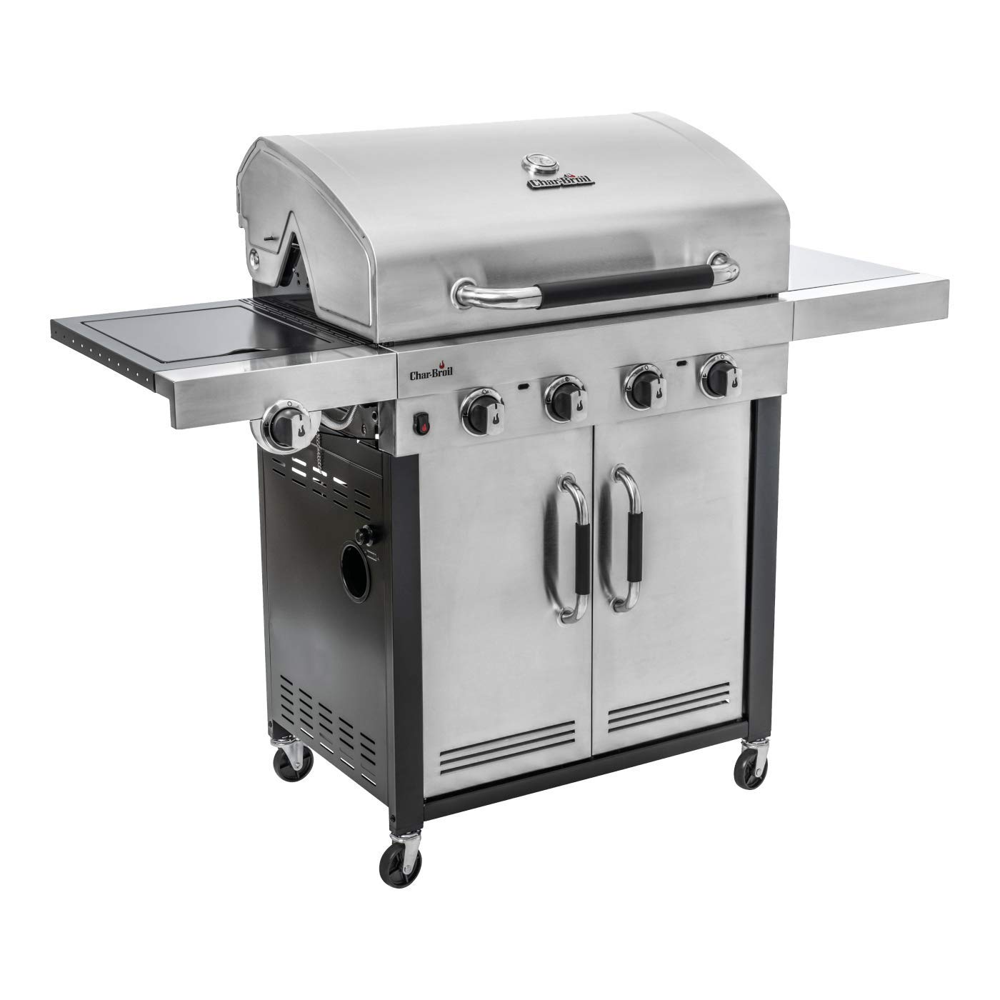char-broil-advantage-445s-4-brenner-gasgrill-mit-seitenbrenner-edelstahl image 2