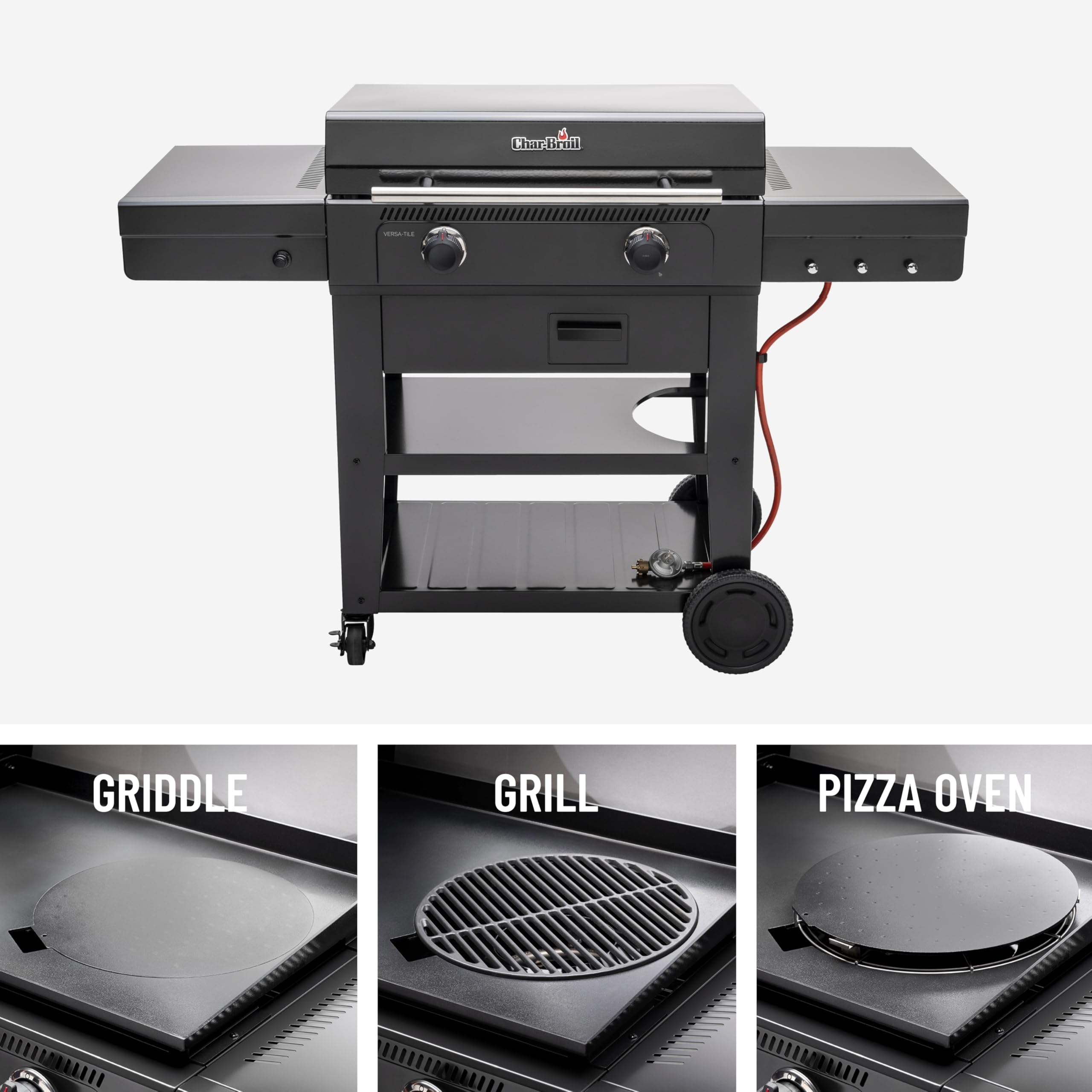 char-broil-versa-tile-plancha-griddle-gasgrill-3-in-1-pizzaofen image 8