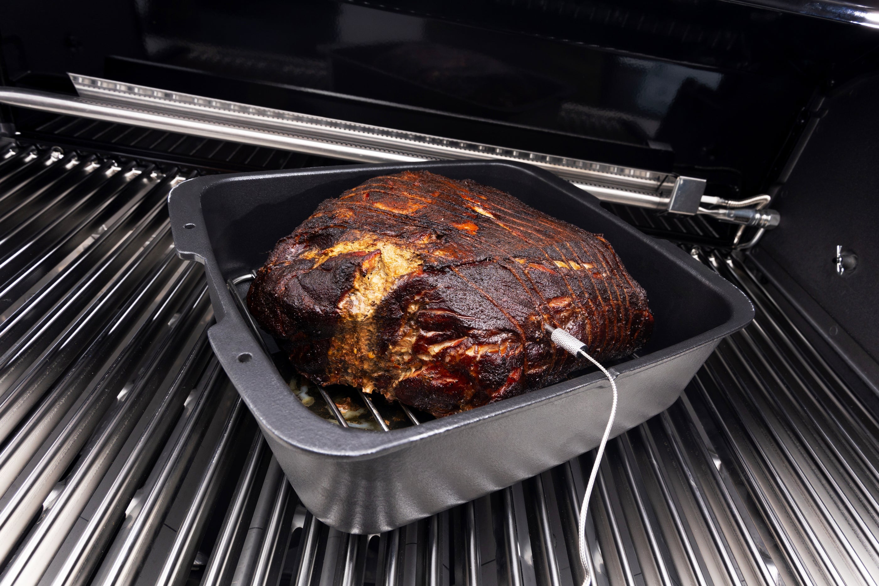 broil-king-dutch-oven-aus-gusseisen-mit-edelstahl-rost image 5