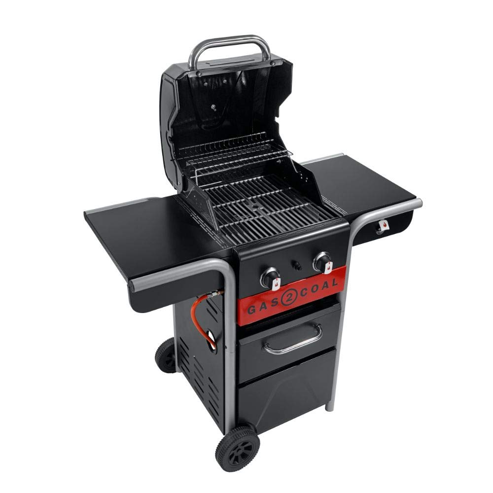 char-broil-gas2coal-210-hybrid-grill-2-brenner-gas-kohlegrill-schwarz image 6