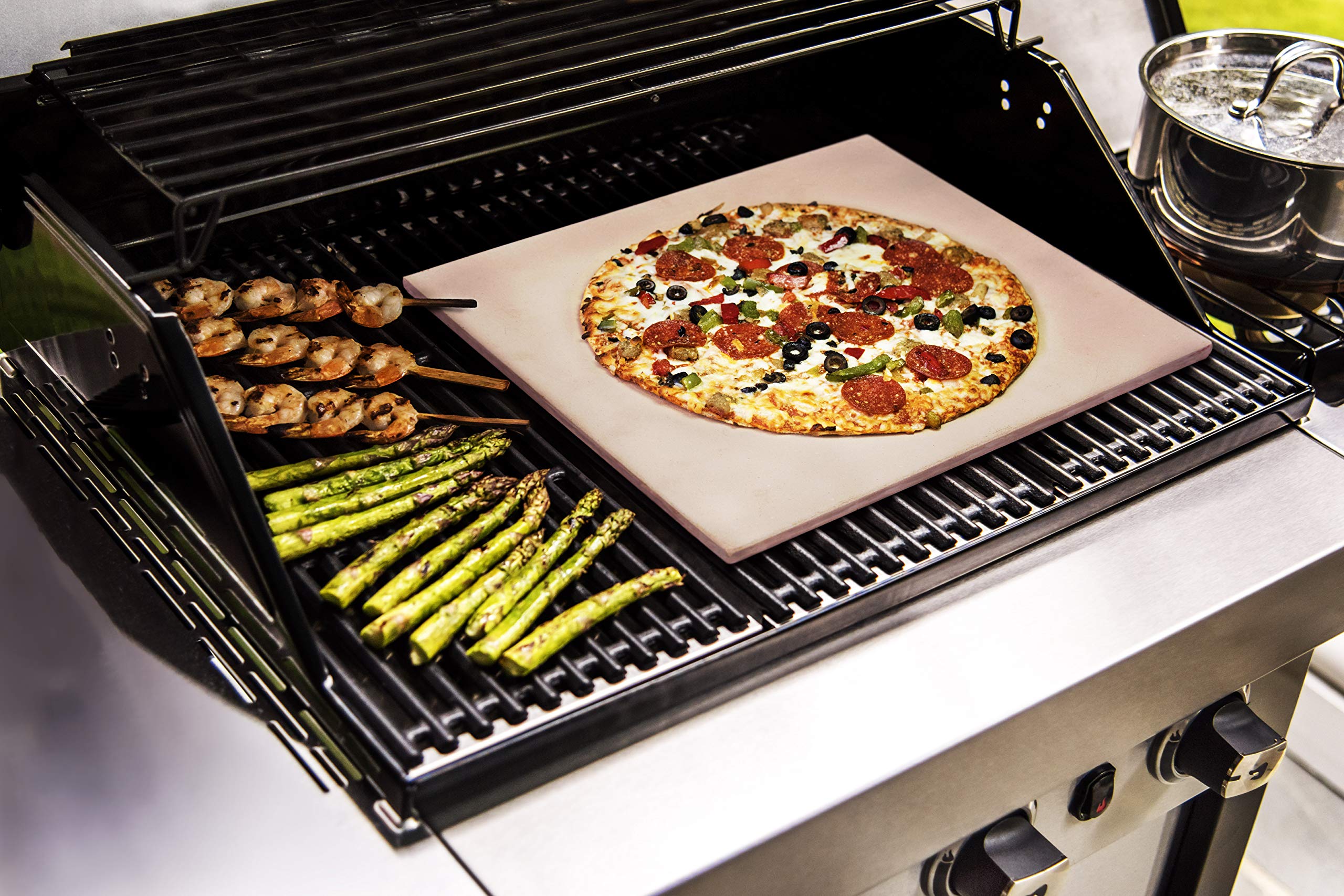 char-broil-140-775-rechteckiger-pizzastein-40x35-cm-cordierit image 2