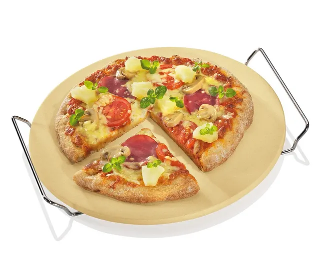 k-chenprofi-bbq-serie-pizzastein-30-5-cm-stein-braun image 1