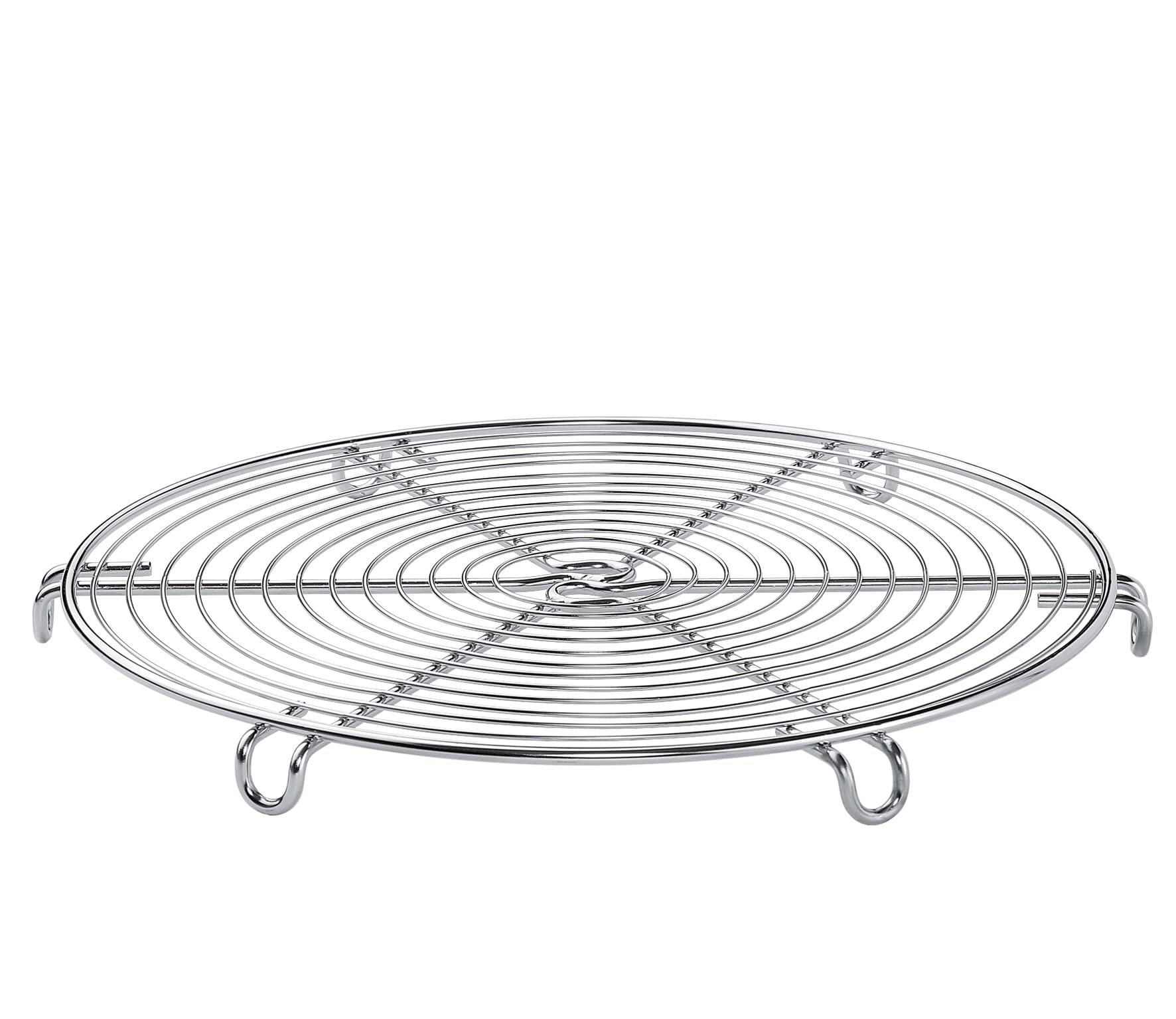 k-chenprofi-kuchengitter-rund-bake-36-cm-edelstahl-silber image 1
