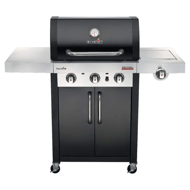 char-broil-professional-3400b-gasgrill-3-brenner-mit-seitenbrenner-schwarz image 1