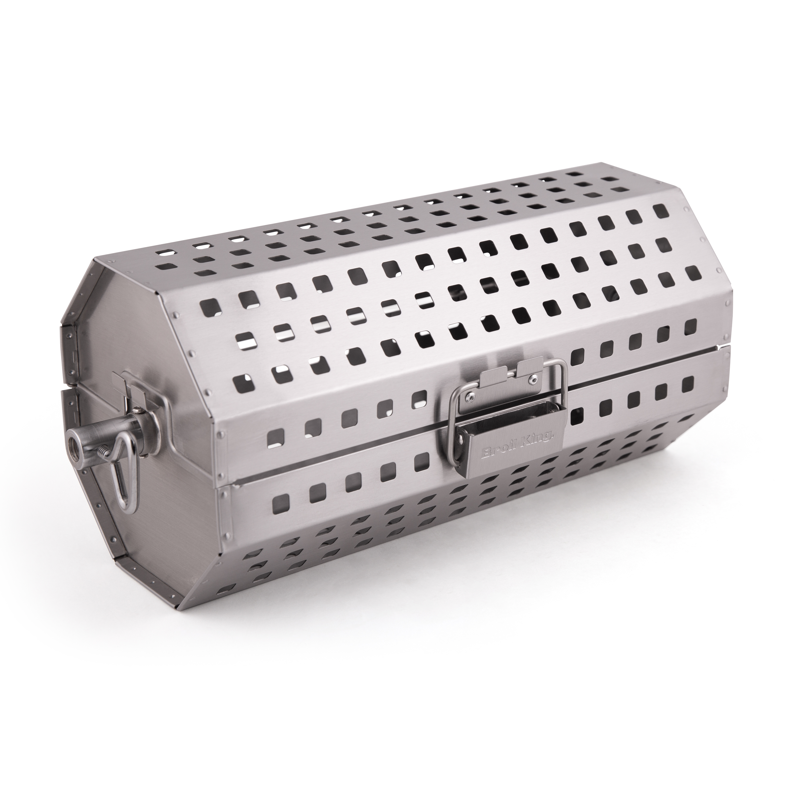 broil-king-rotisserie-trommelkorb-tumble-basket-aus-edelstahl-mit-wok-oberteil image 1