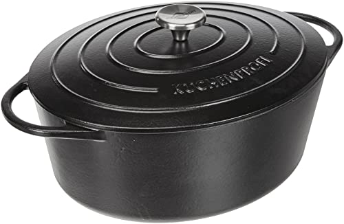 k-chenprofi-provence-bratentopf-oval-33cm-7l-emailliertes-gusseisen image 6