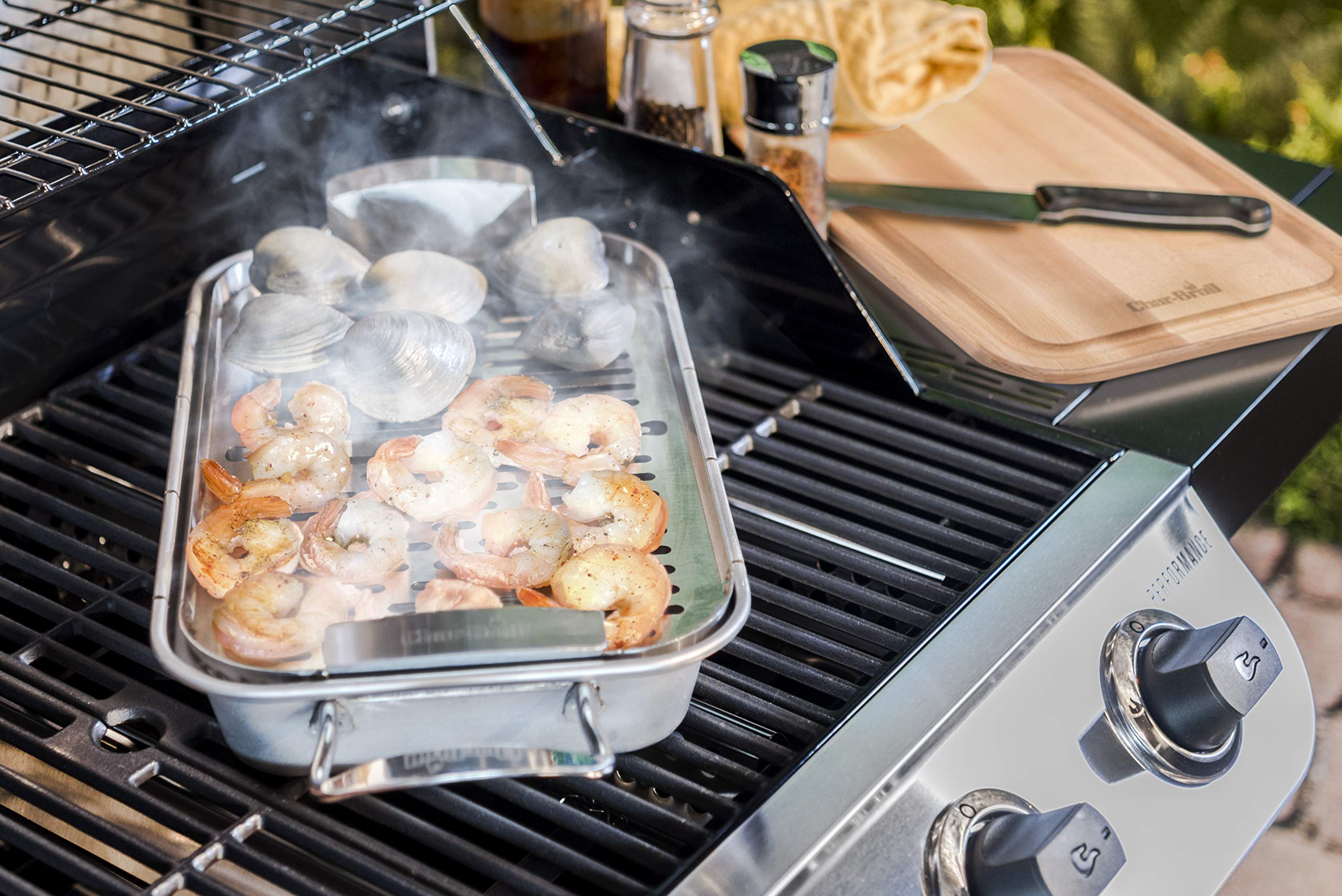 char-broil-140-015-grill-grillpfanne-edelstahl image 3