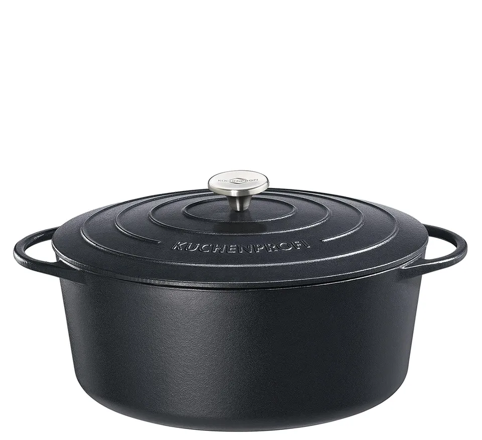 k-chenprofi-provence-bratentopf-oval-40-cm-12-5-l-emailliertes-gusseisen image 1