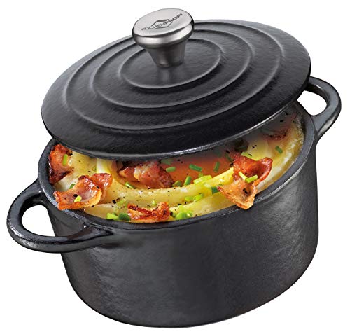 k-chenprofi-provence-mini-br-ter-gusseisen-rund-10-cm-schwarz image 5