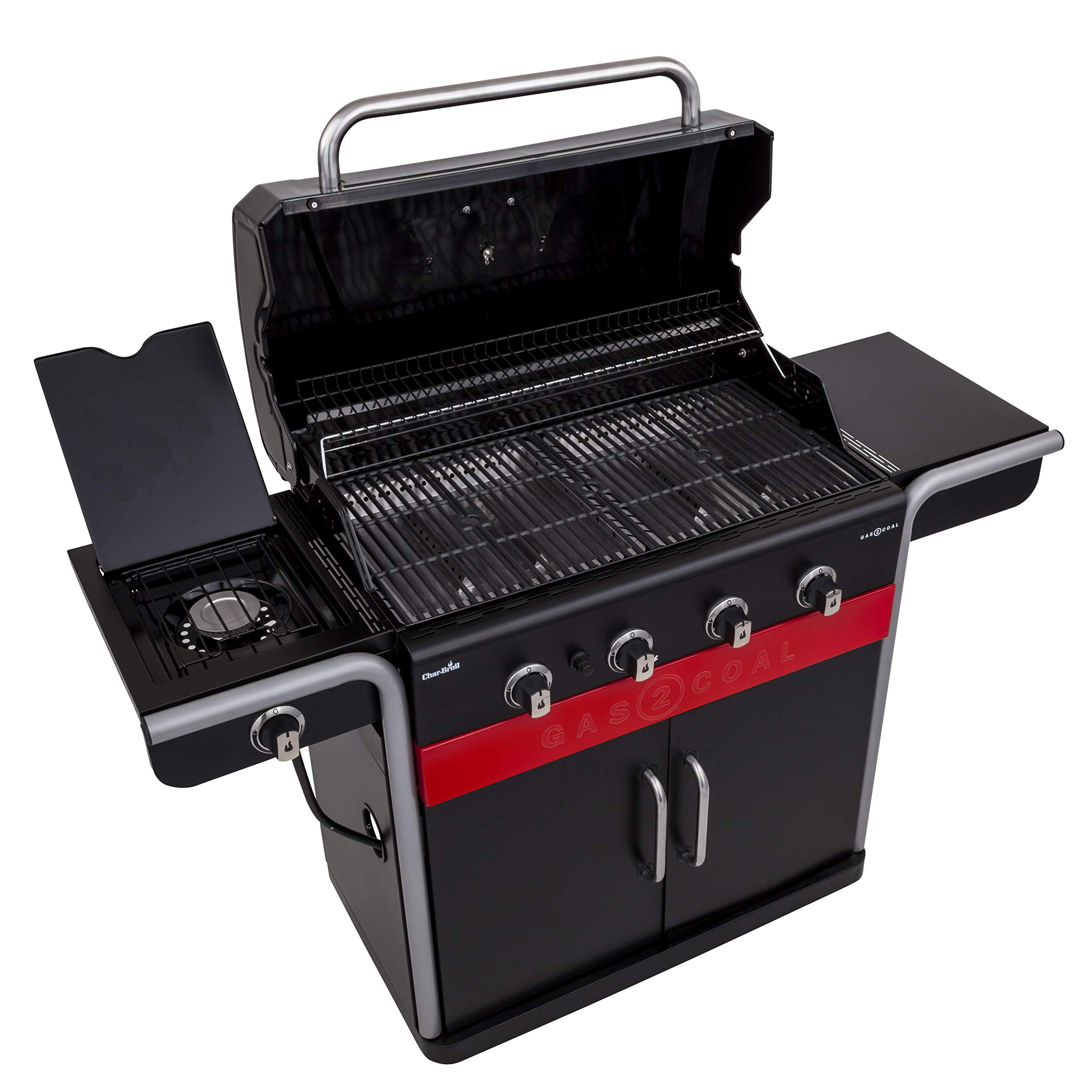 char-broil-gas2coal-440-hybridgrill-4-brenner-mit-seitenbrenner image 3