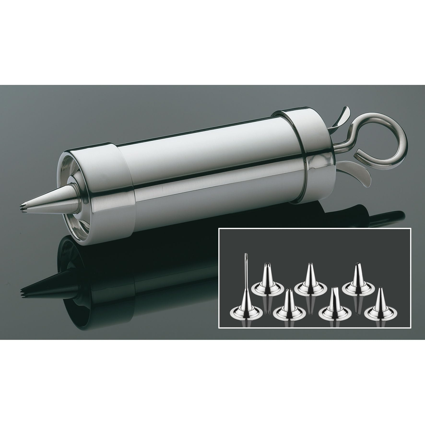 k-chenprofi-profi-garnierspritze-24-cm-200-ml-mit-7-t-llen image 2
