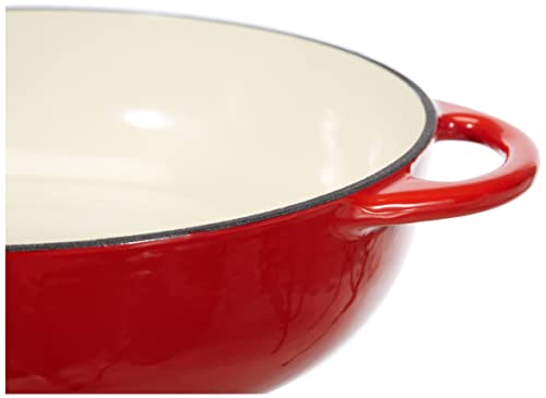 k-chenprofi-provence-bauernpfanne-28-cm-gusseisen-mit-glasdeckel-rot image 7