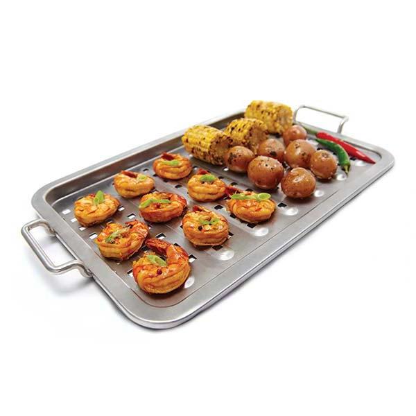 broil-king-imperial-grill-topper-edelstahl-grillplatte-40-6-x-27-9-cm image 2