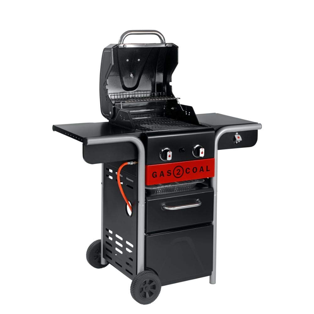 char-broil-gas2coal-210-hybrid-grill-2-brenner-gas-kohlegrill-schwarz image 5