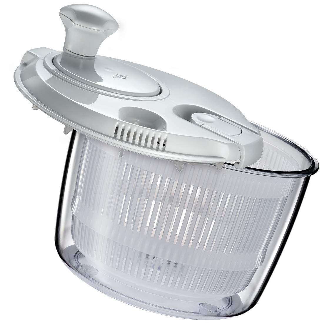 k-chenprofi-mini-salatschleuder-wei-one-size-mit-kurbel-und-siebkorb image 3