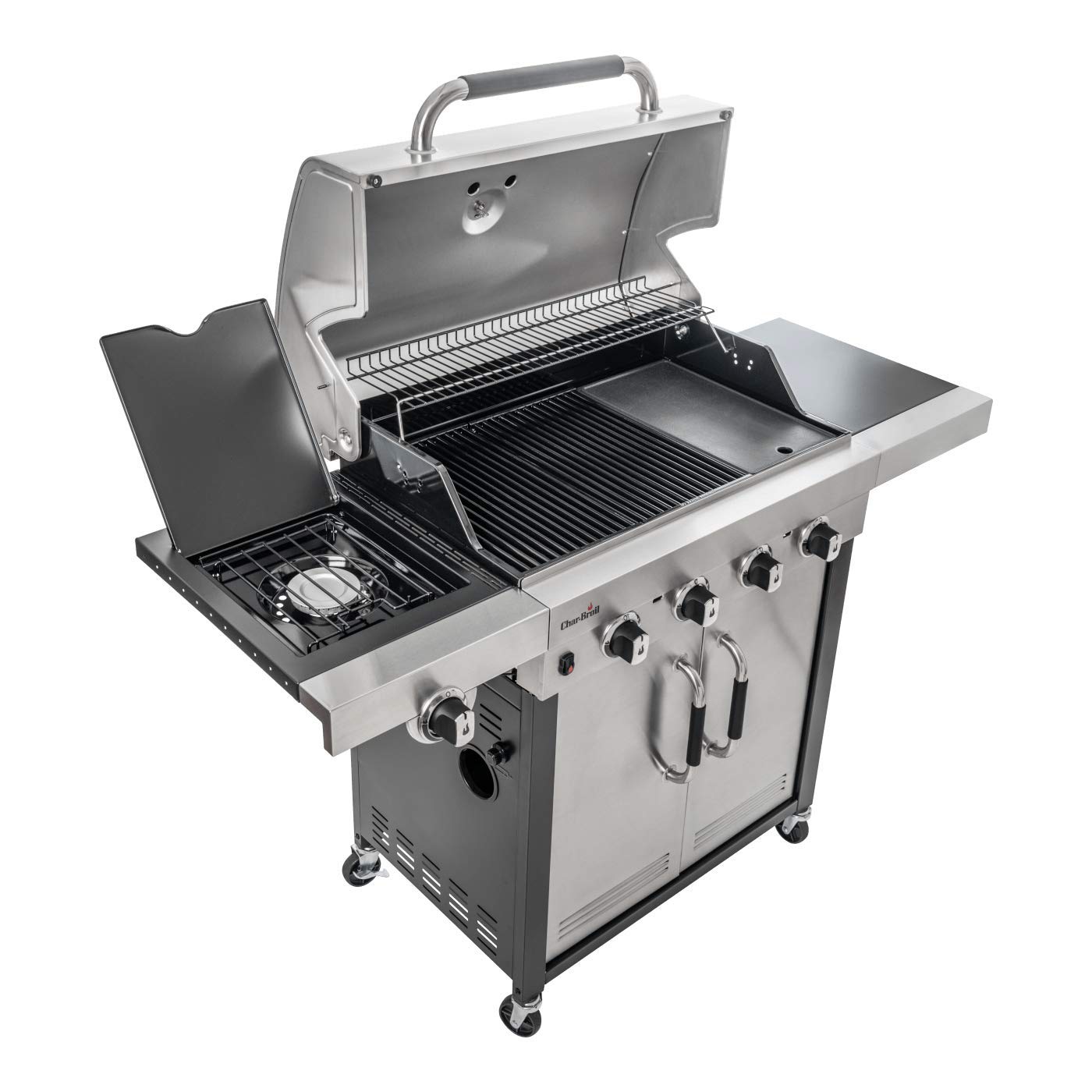 char-broil-advantage-445s-4-brenner-gasgrill-mit-seitenbrenner-edelstahl image 5