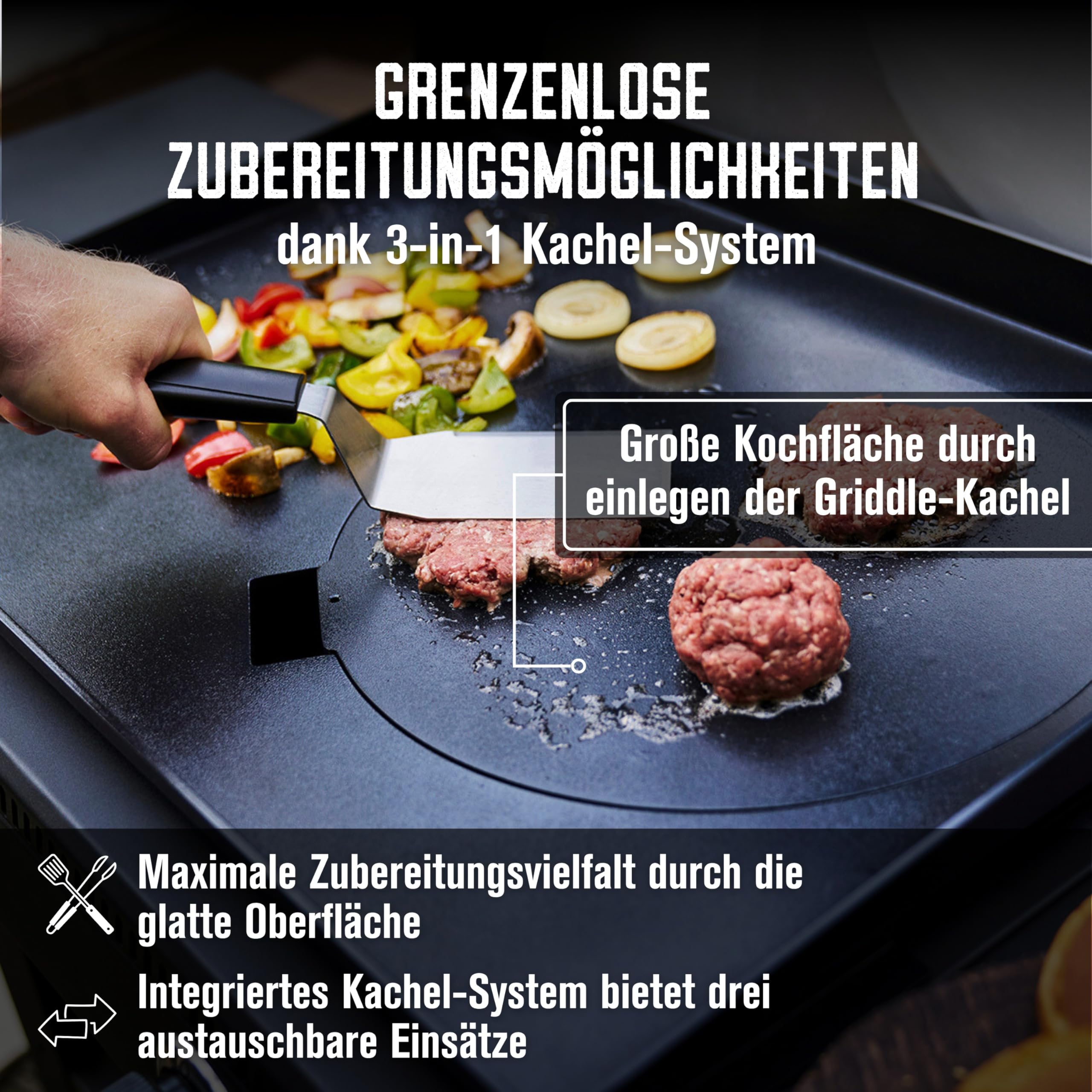 char-broil-versa-tile-plancha-griddle-gasgrill-3-in-1-pizzaofen image 3