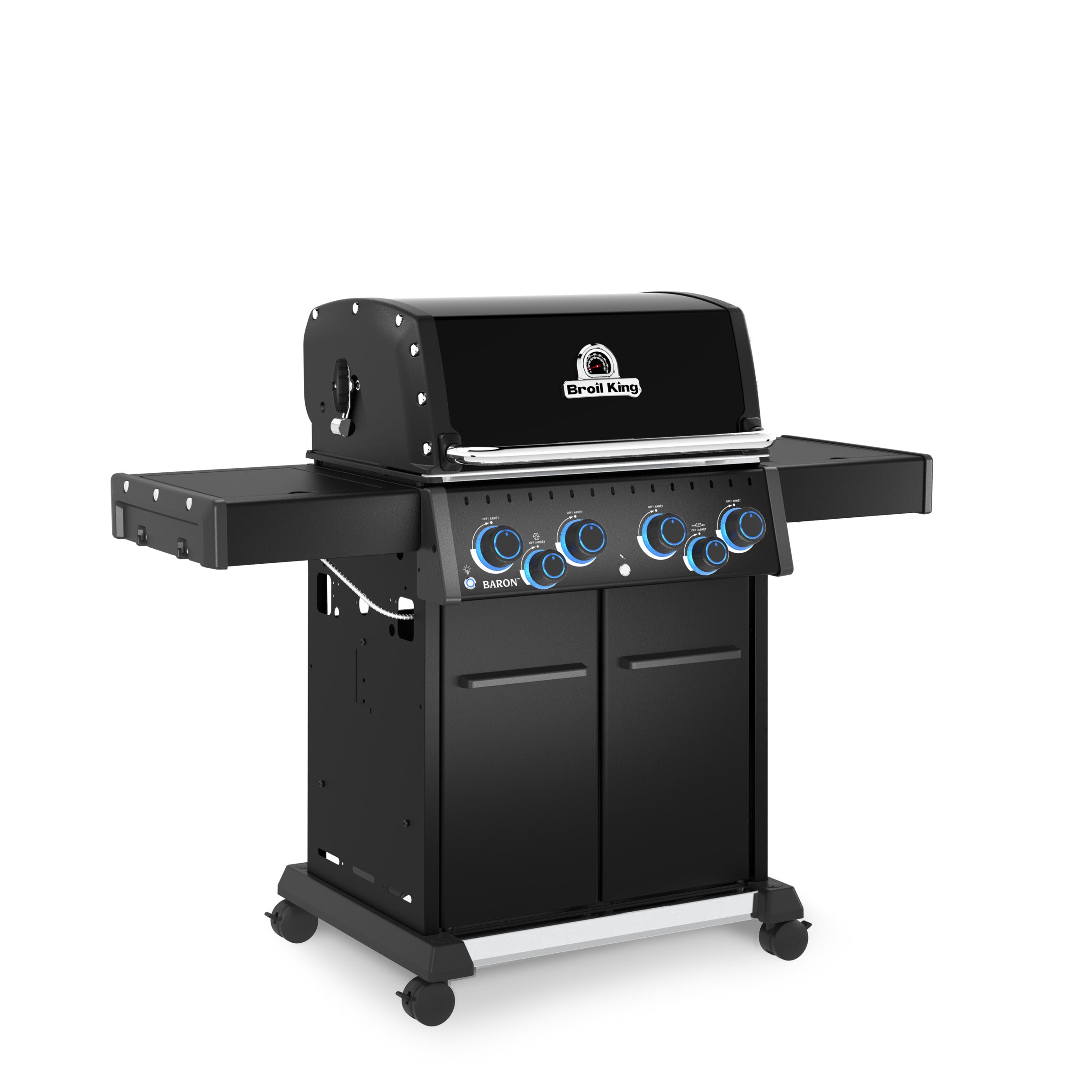 broil-king-baron-490-pro-shadow-gasgrill-mit-4-brennern-und-seitenbrenner image 3