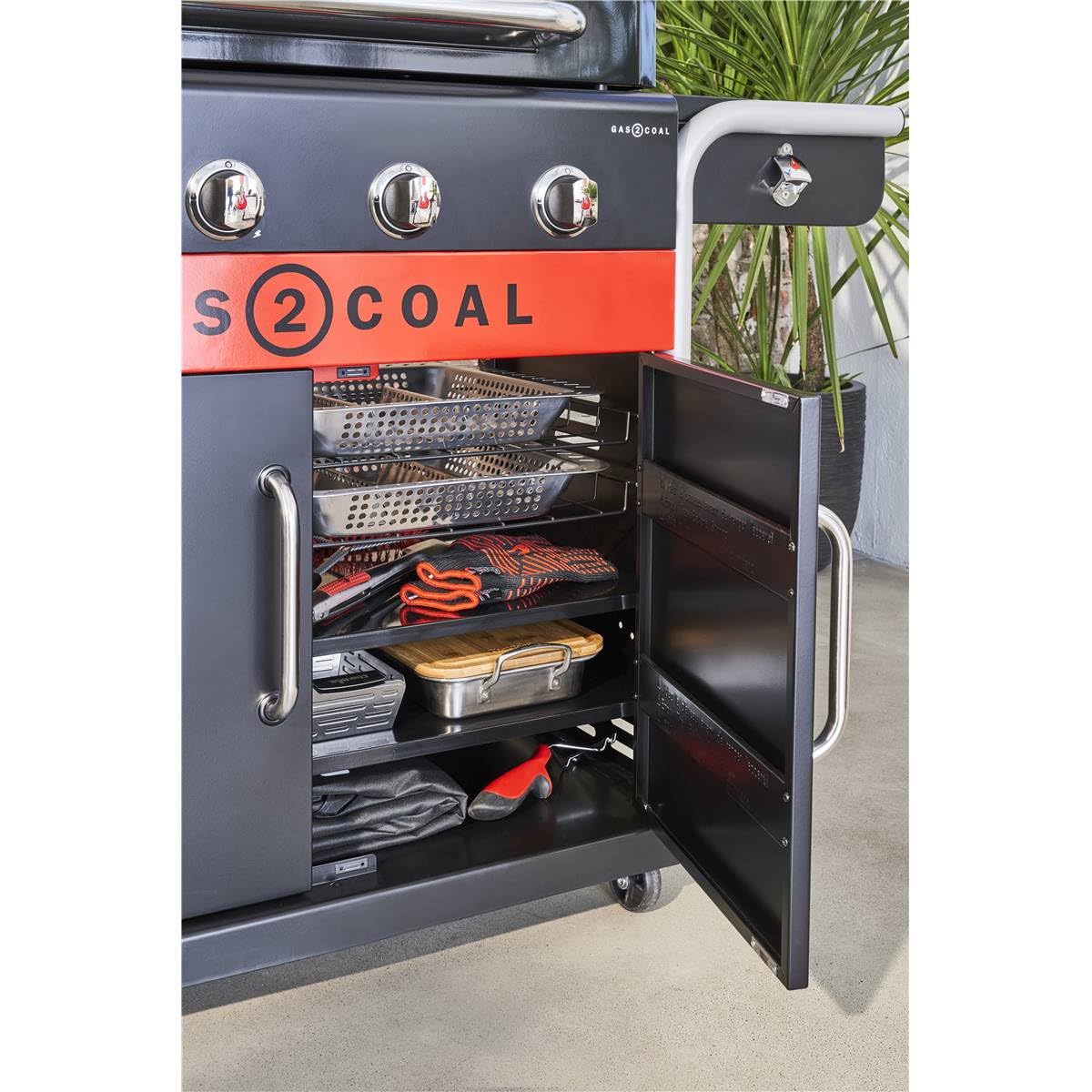 char-broil-made2match-innenregal-f-r-gas2coal-2-0-440-schwarz image 4
