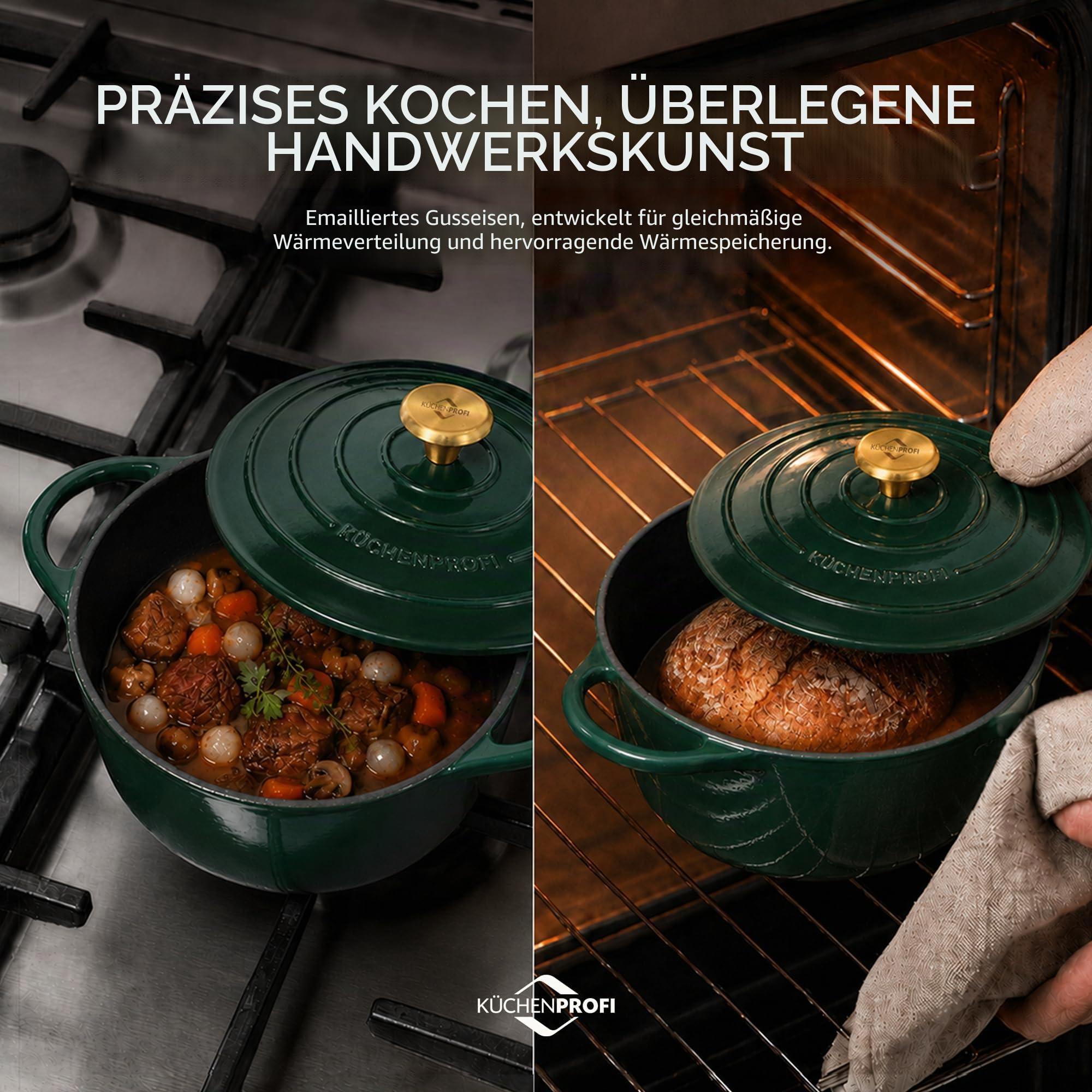 k-chenprofi-provence-bratentopf-gusseisen-4-2l-24cm-racing-green image 6