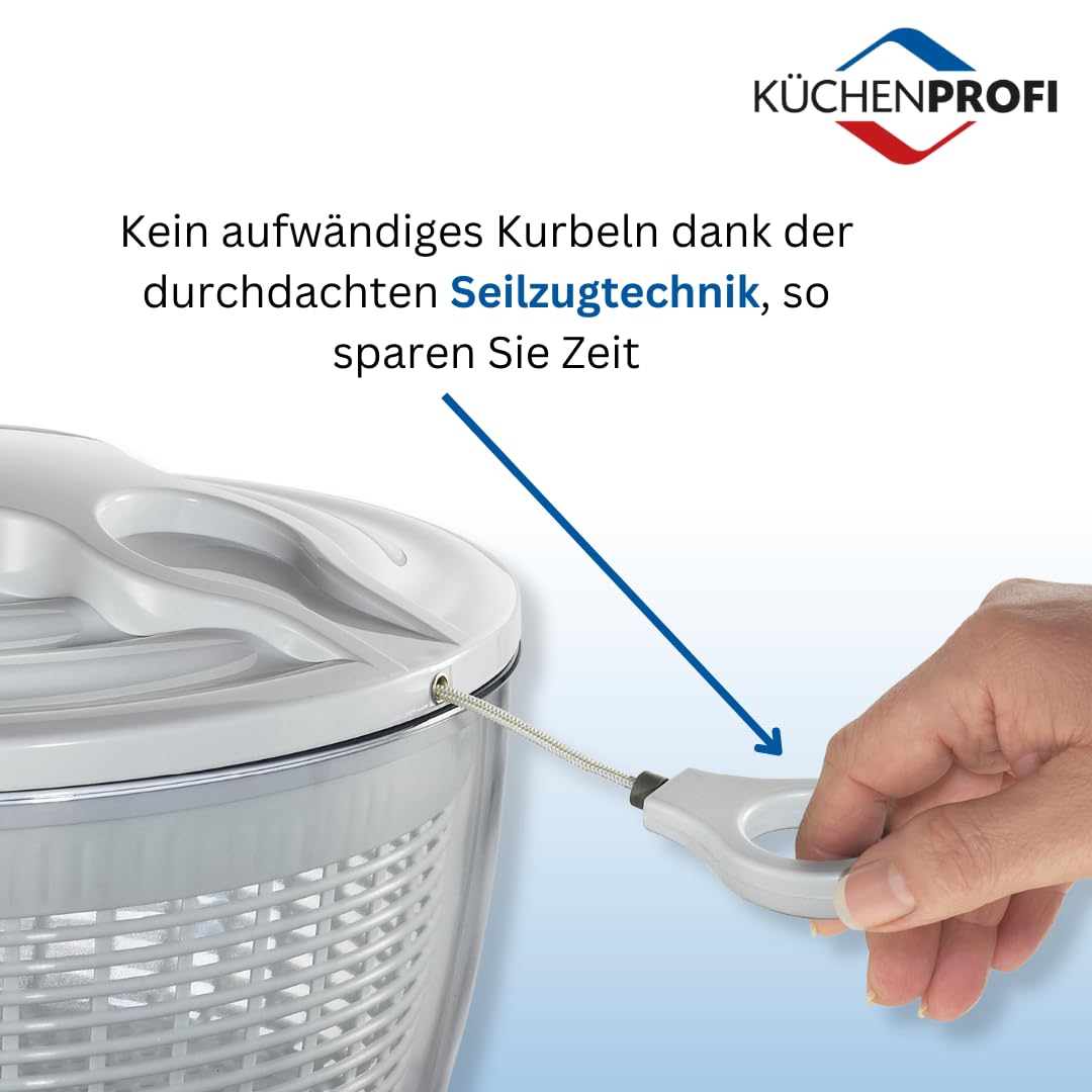 k-chenprofi-maxi-salatschleuder-5-liter-27x27x17-cm-grau-wei image 2