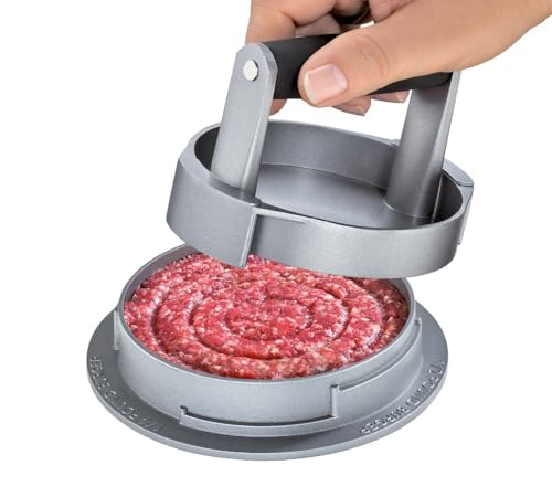 k-chenprofi-hamburgerpresse-trio-grau-aluminium-beschichtet image 8