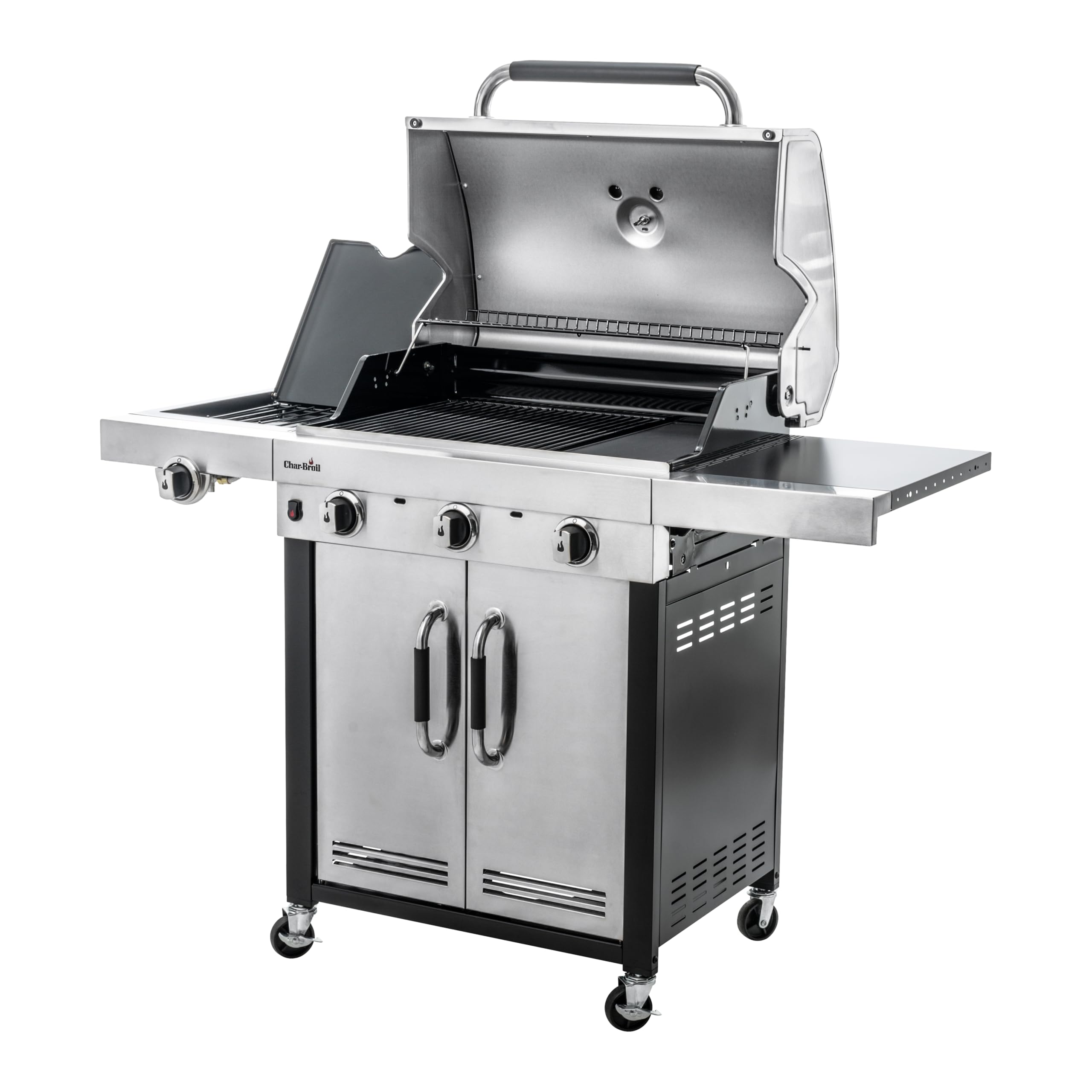 char-broil-advantage-345s-gasgrill-3-brenner-mit-seitenbrenner-edelstahl image 3