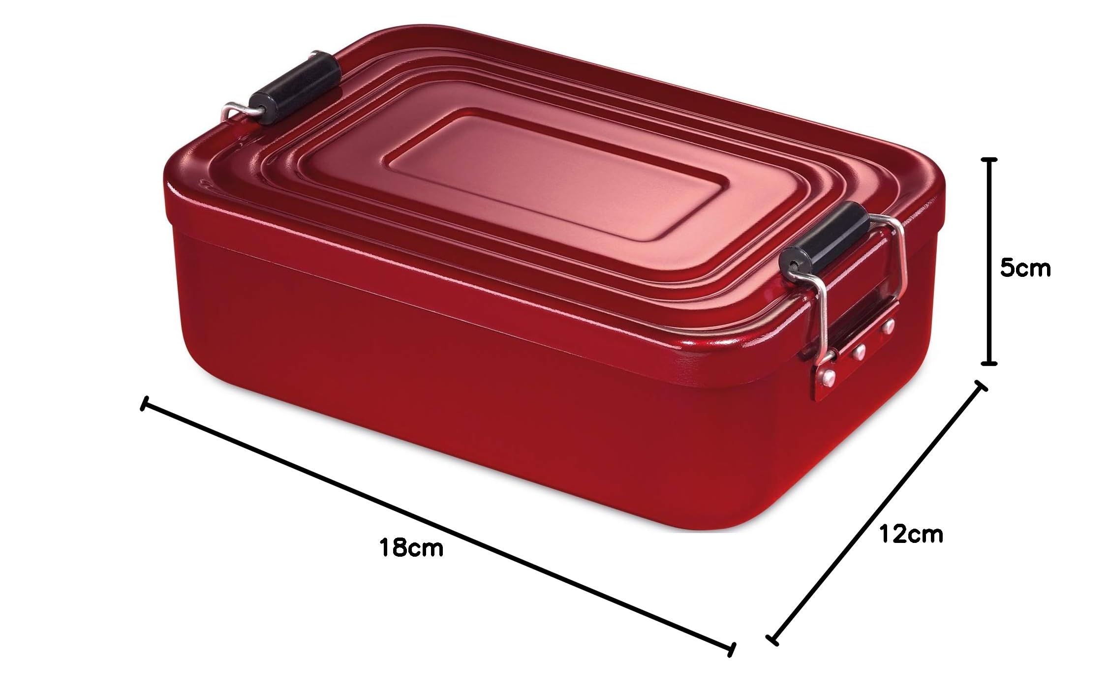 k-chenprofi-lunchbox-rot-18-x-12-x-5-5-cm-eloxiertes-aluminium image 6