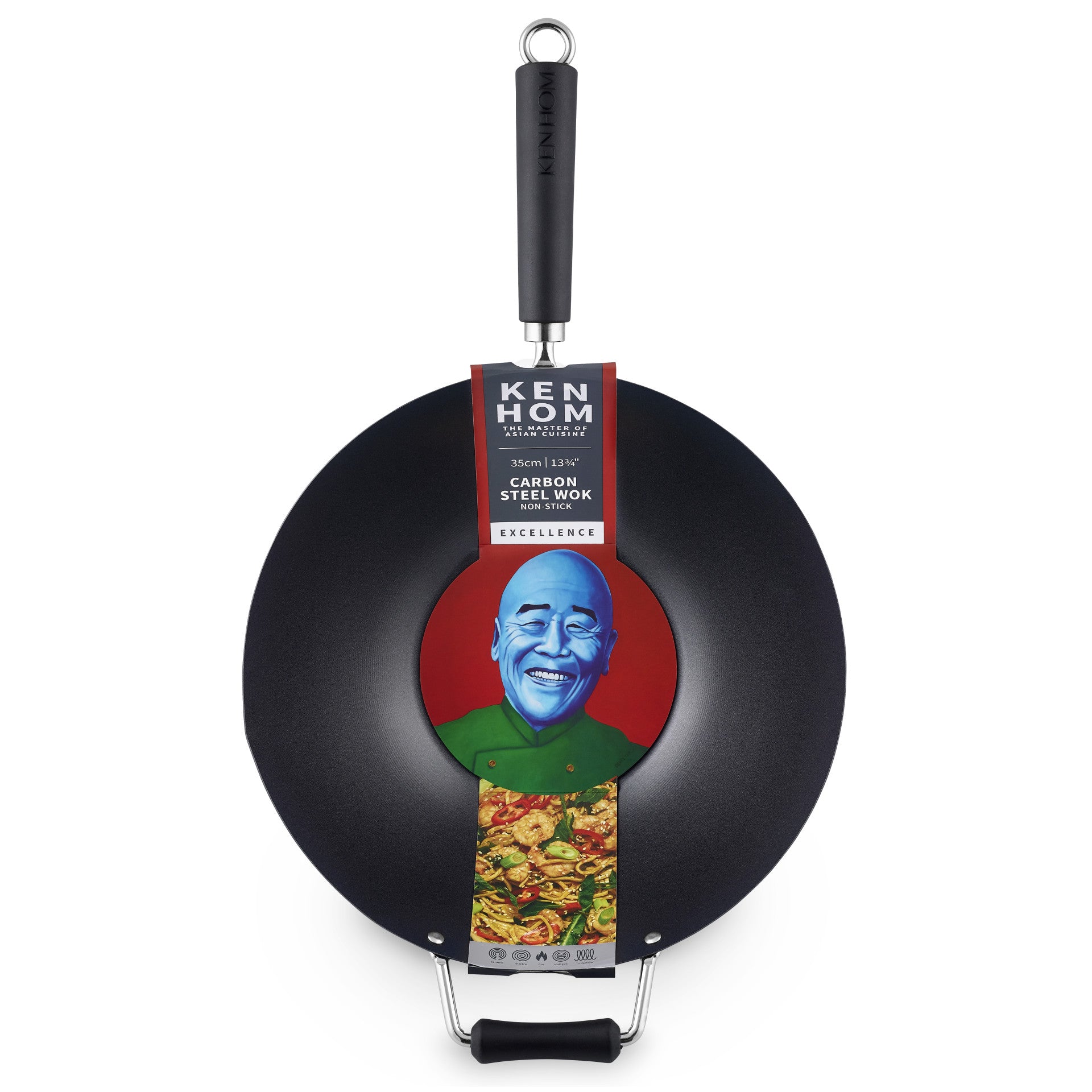 ken-hom-excellence-antihaft-wok-35-cm-aus-carbonstahl image 2