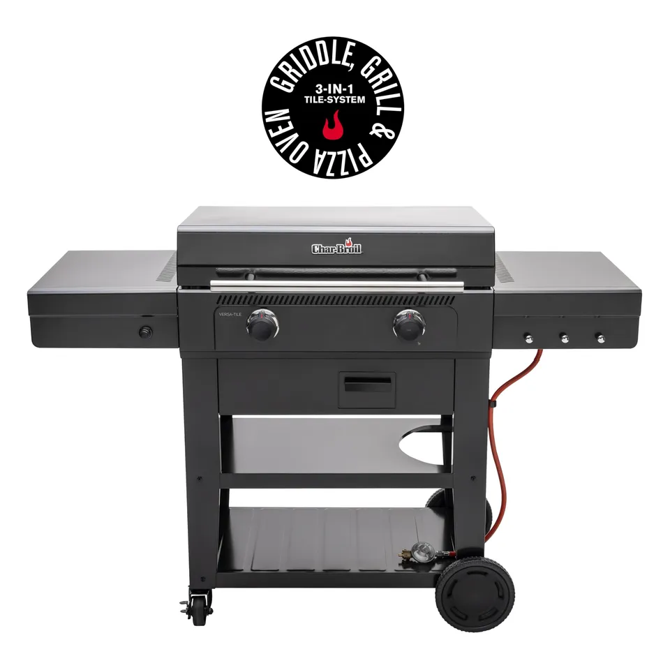 char-broil-versa-tile-plancha-griddle-gasgrill-3-in-1-pizzaofen image 1
