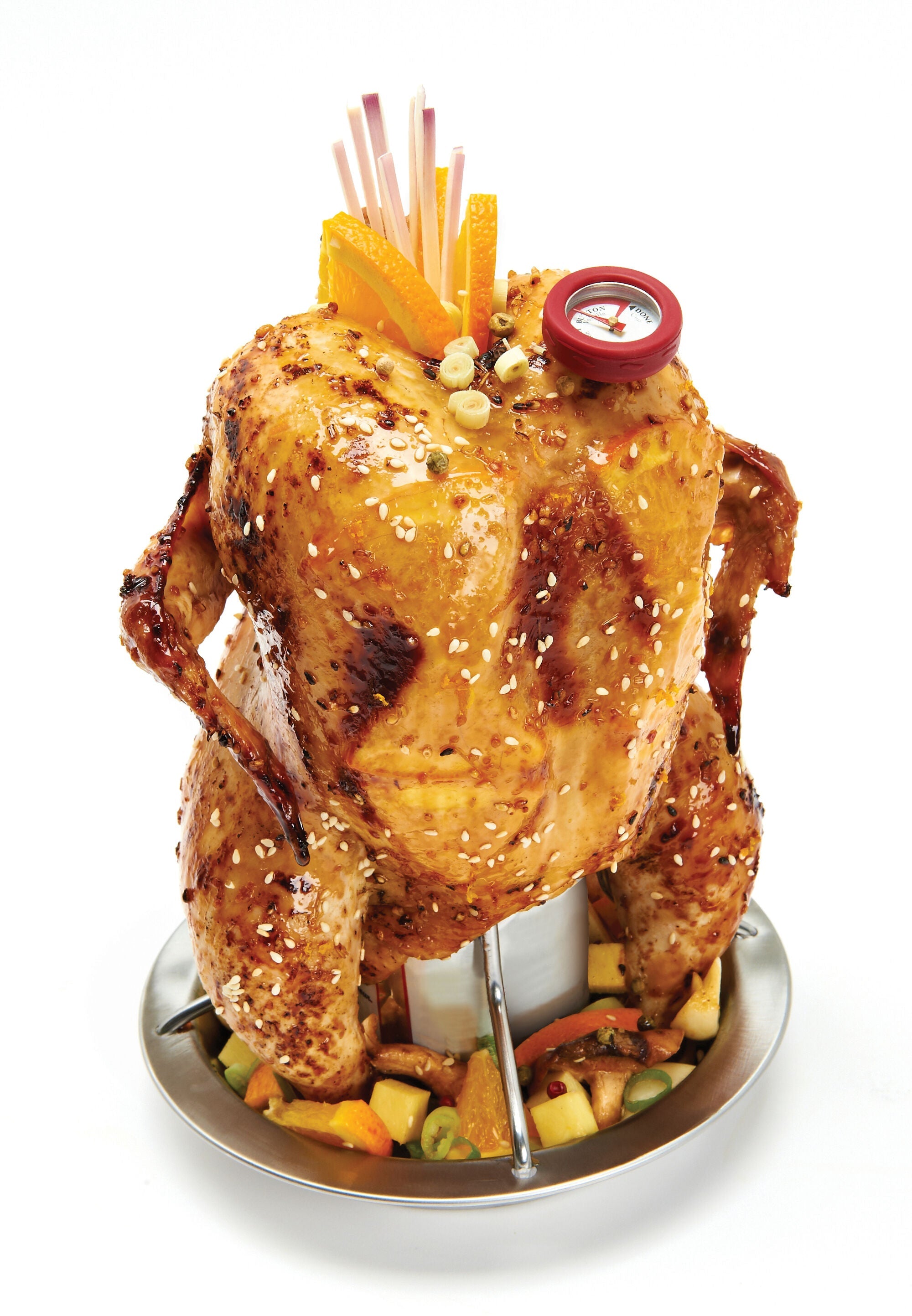broil-king-chicken-roaster-h-hnchenhalter-mit-schale-und-thermometer image 2