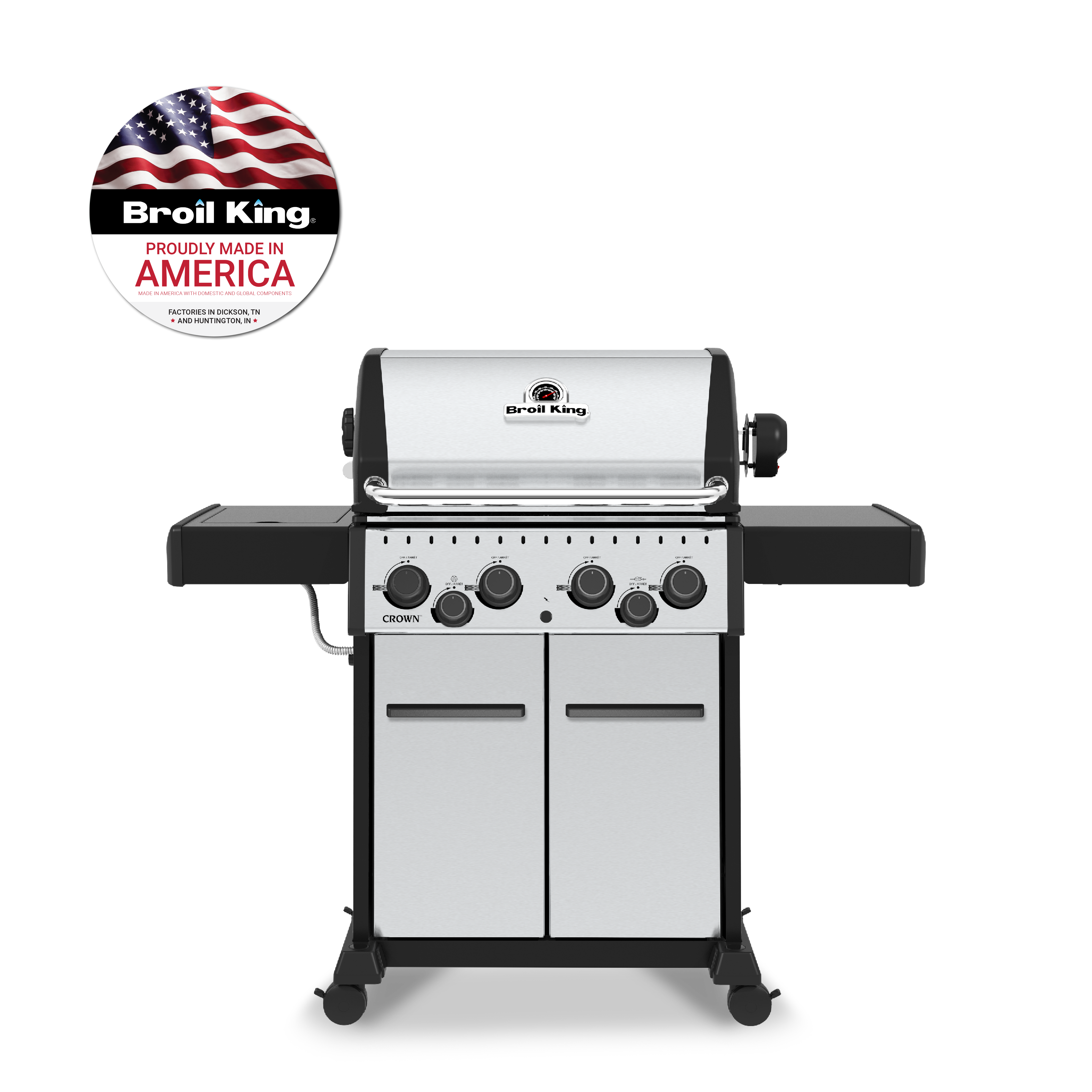 broil-king-crown-s-490-gasgrill-mit-4-brennern-und-gussrost image 1