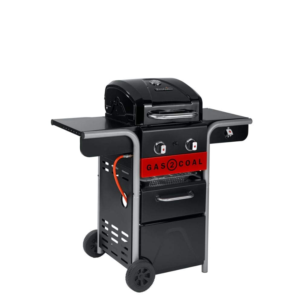 char-broil-gas2coal-210-hybrid-grill-2-brenner-gas-kohlegrill-schwarz image 2