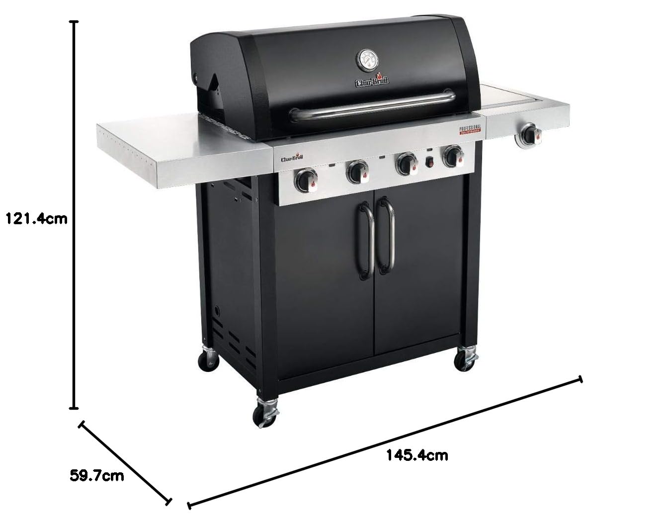 char-broil-professional-4400b-gasgrill-4-brenner-schwarz image 8