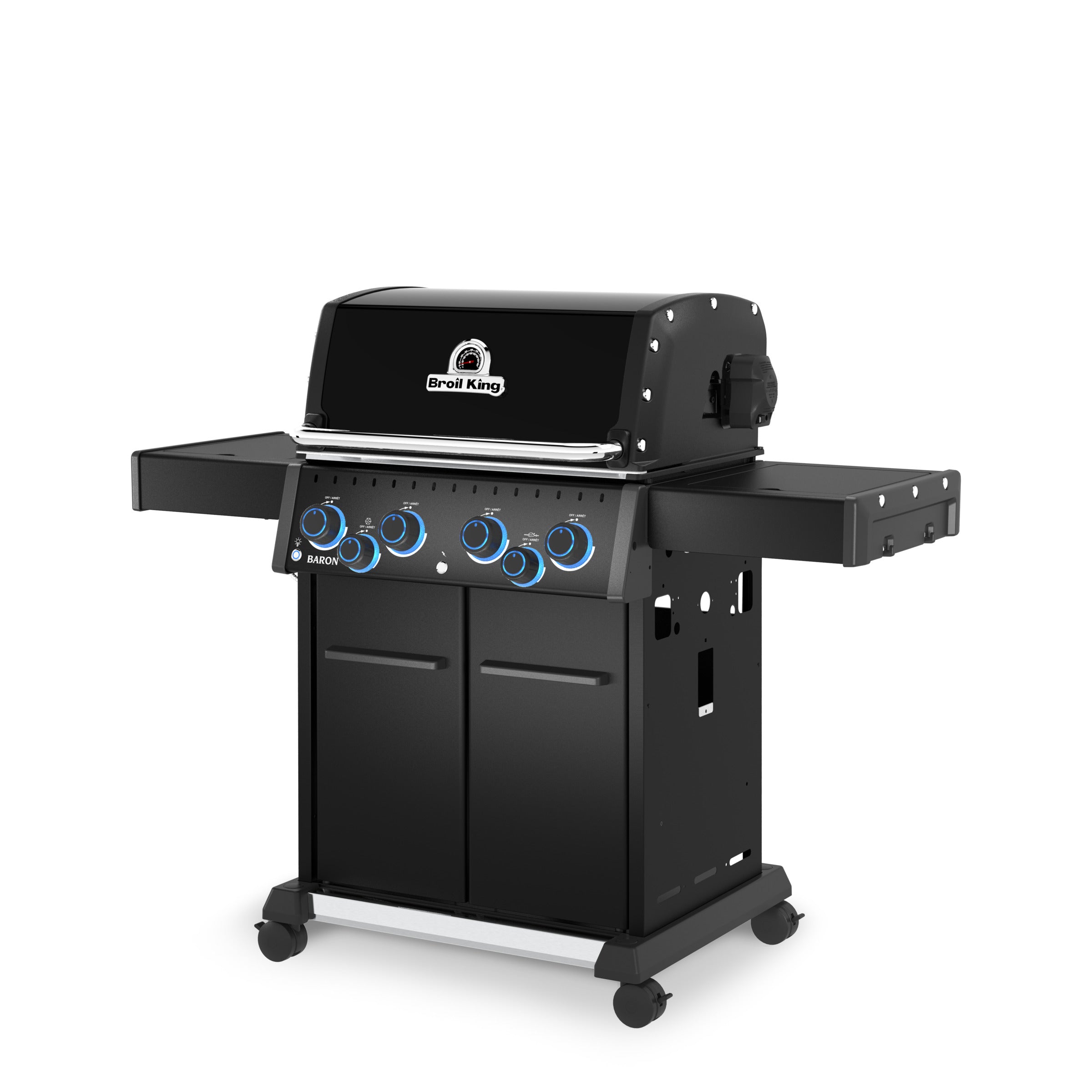 broil-king-baron-490-pro-shadow-gasgrill-mit-4-brennern-und-seitenbrenner image 4
