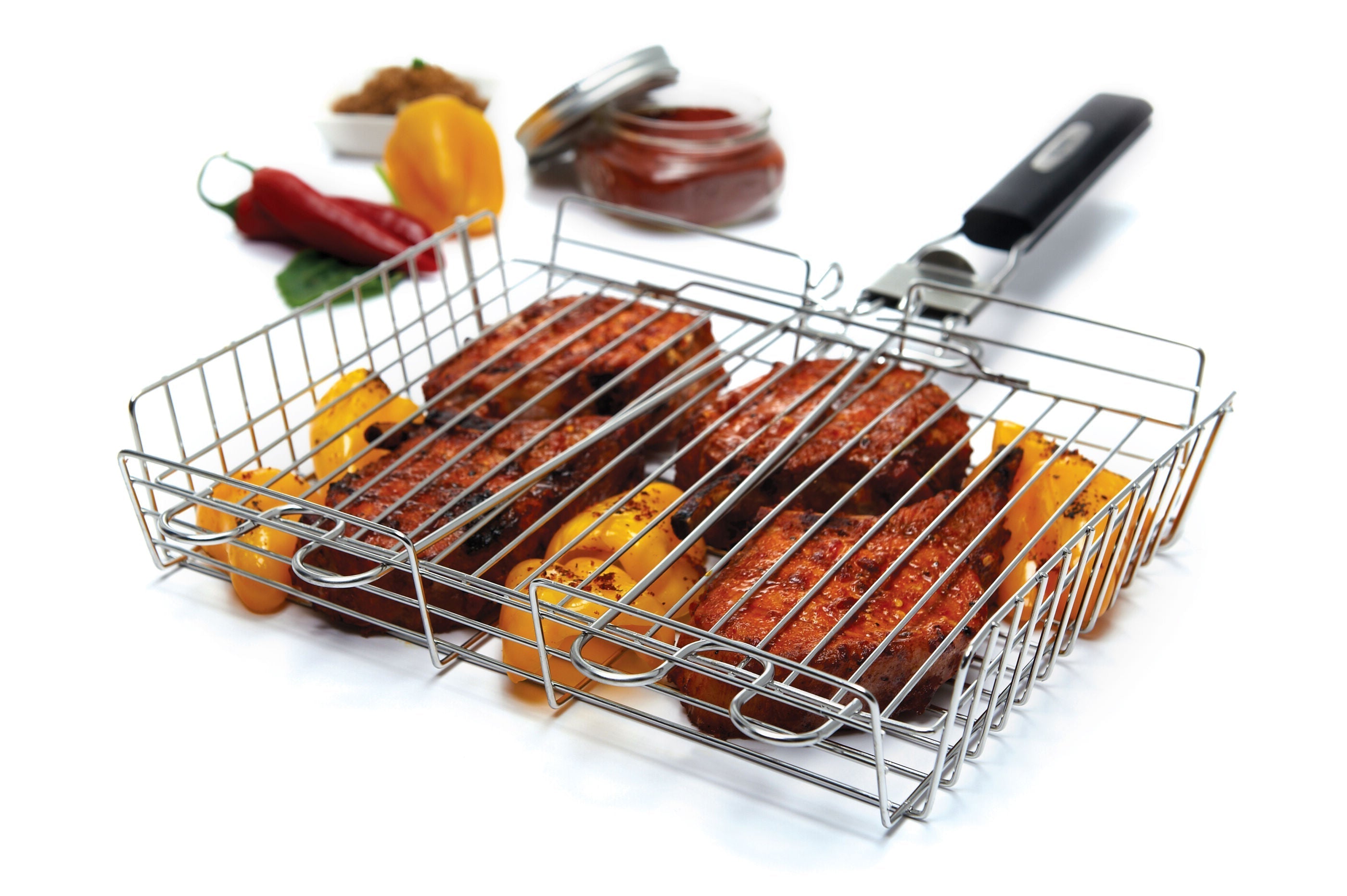 broil-king-grillkorb-mit-abnehmbarem-griff-30-x-25-cm image 2