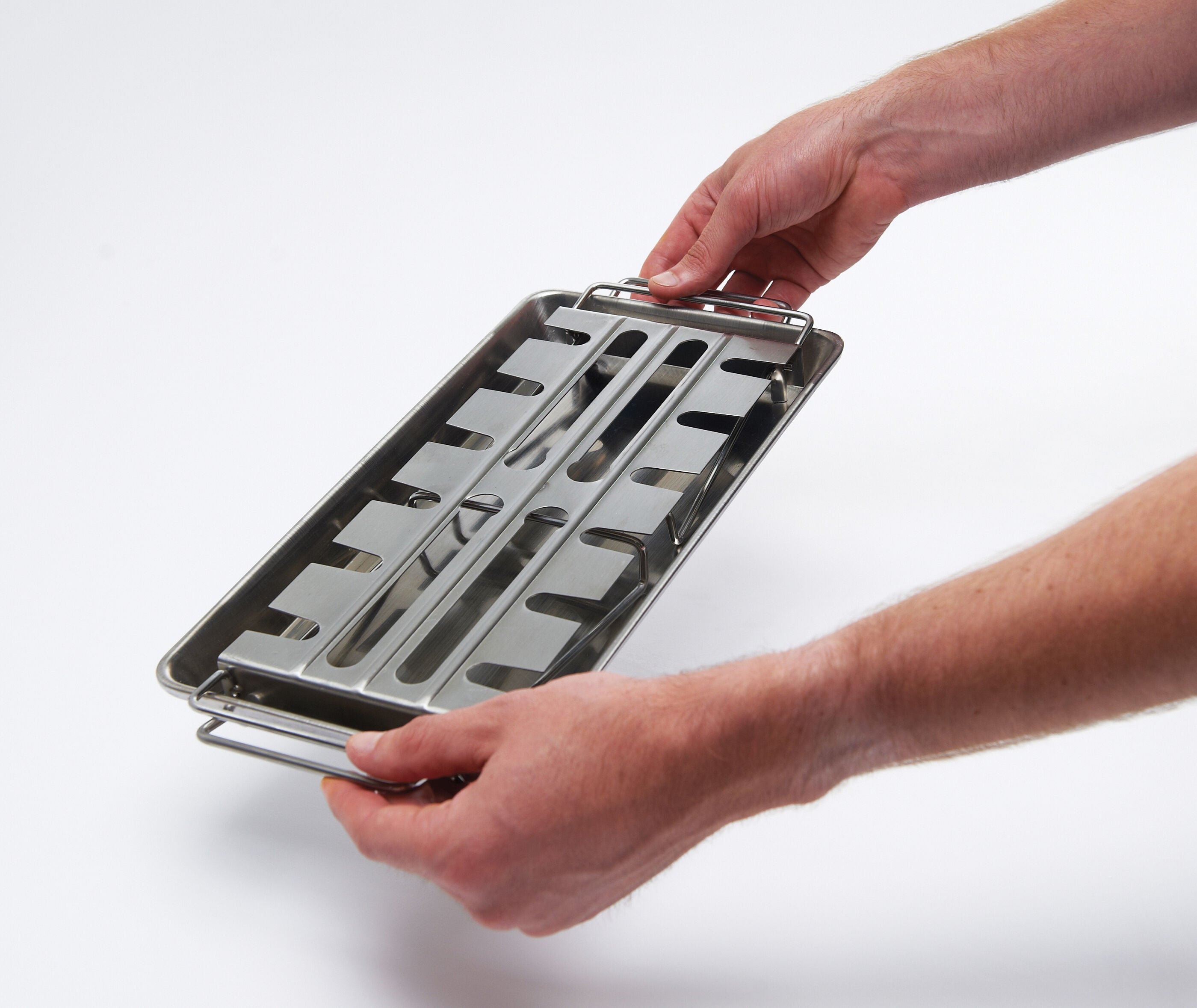 broil-king-wing-rack-pan-h-hnchenhalter-mit-schale-edelstahl image 3