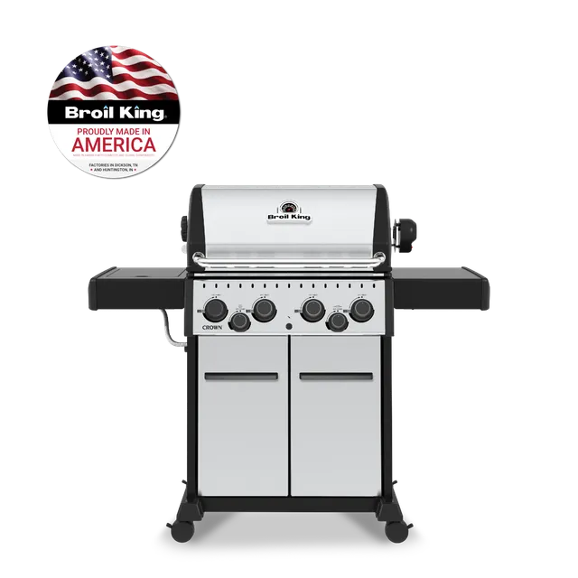 broil-king-crown-s-490-gasgrill-mit-4-brennern-und-gussrost image 1
