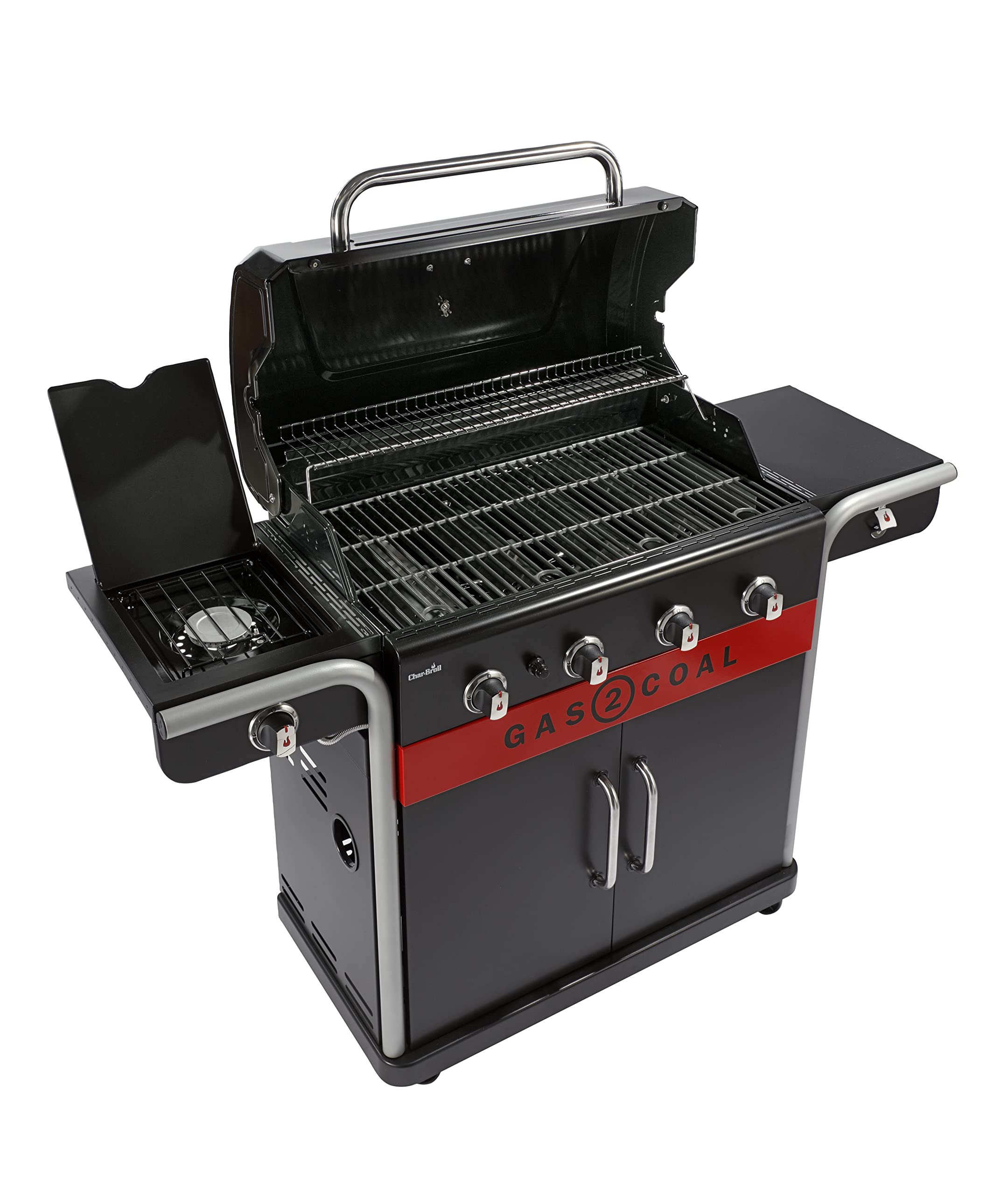 char-broil-gas2coal-440-2-0-hybrid-grill-4-brenner-gas-kohle-mit-seitenbrenner-s image 5
