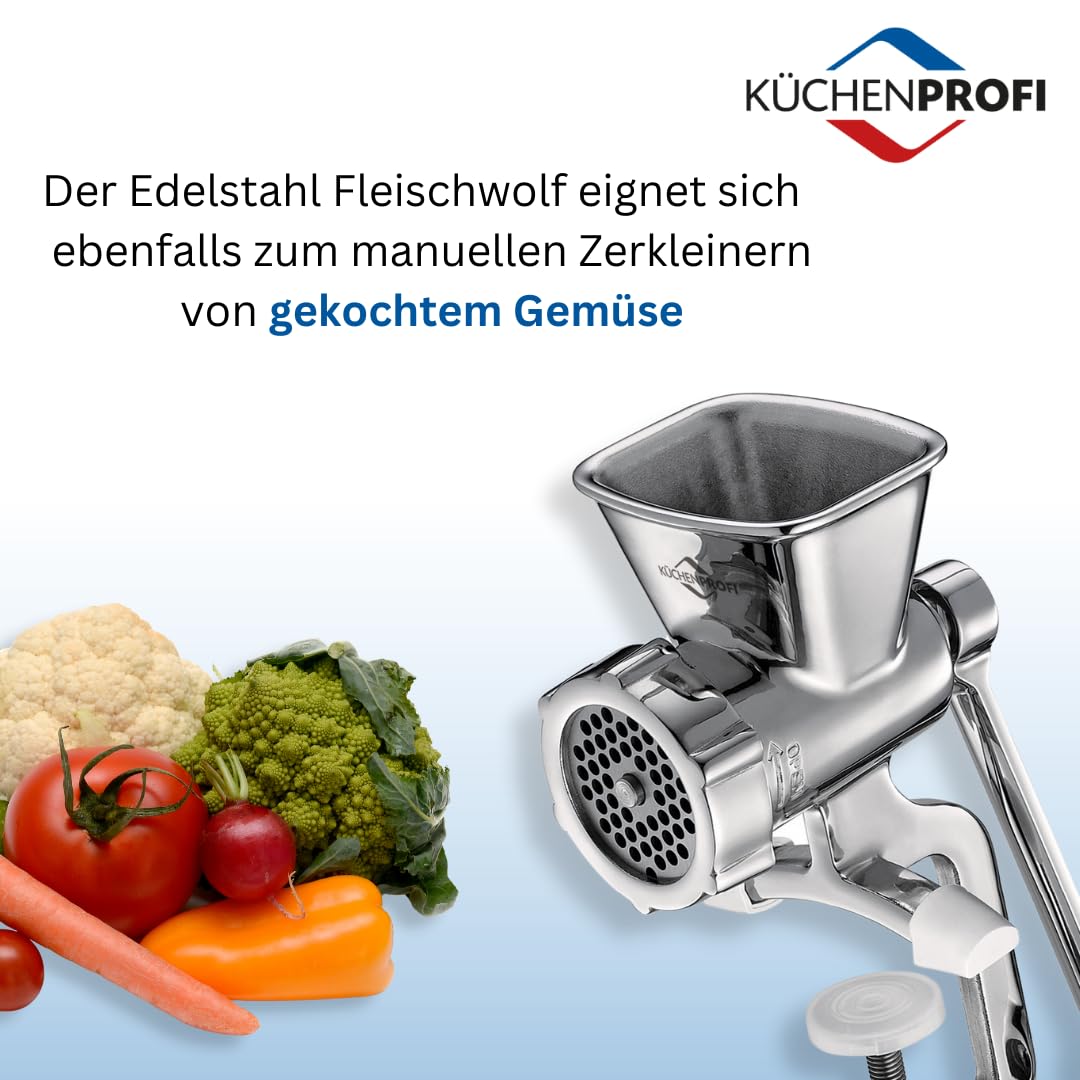 k-chenprofi-solido-fleischwolf-manuell-edelstahl-mit-3-lochscheiben image 3