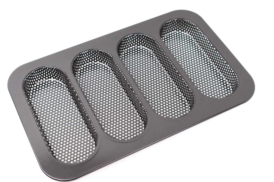 k-chenprofi-mini-baguette-form-f-r-4-st-ck-stahl-antihaft image 1