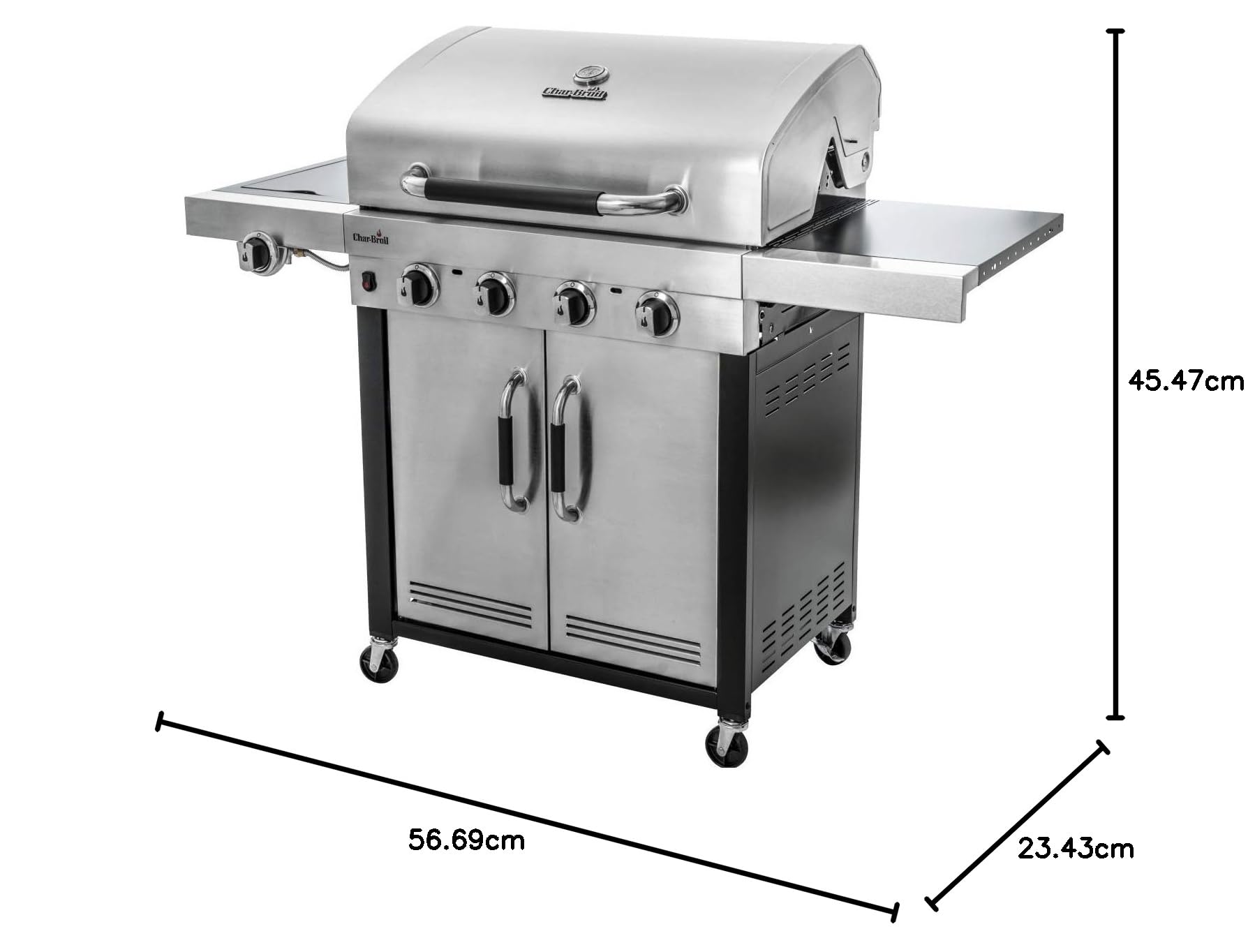 char-broil-advantage-445s-4-brenner-gasgrill-mit-seitenbrenner-edelstahl image 6