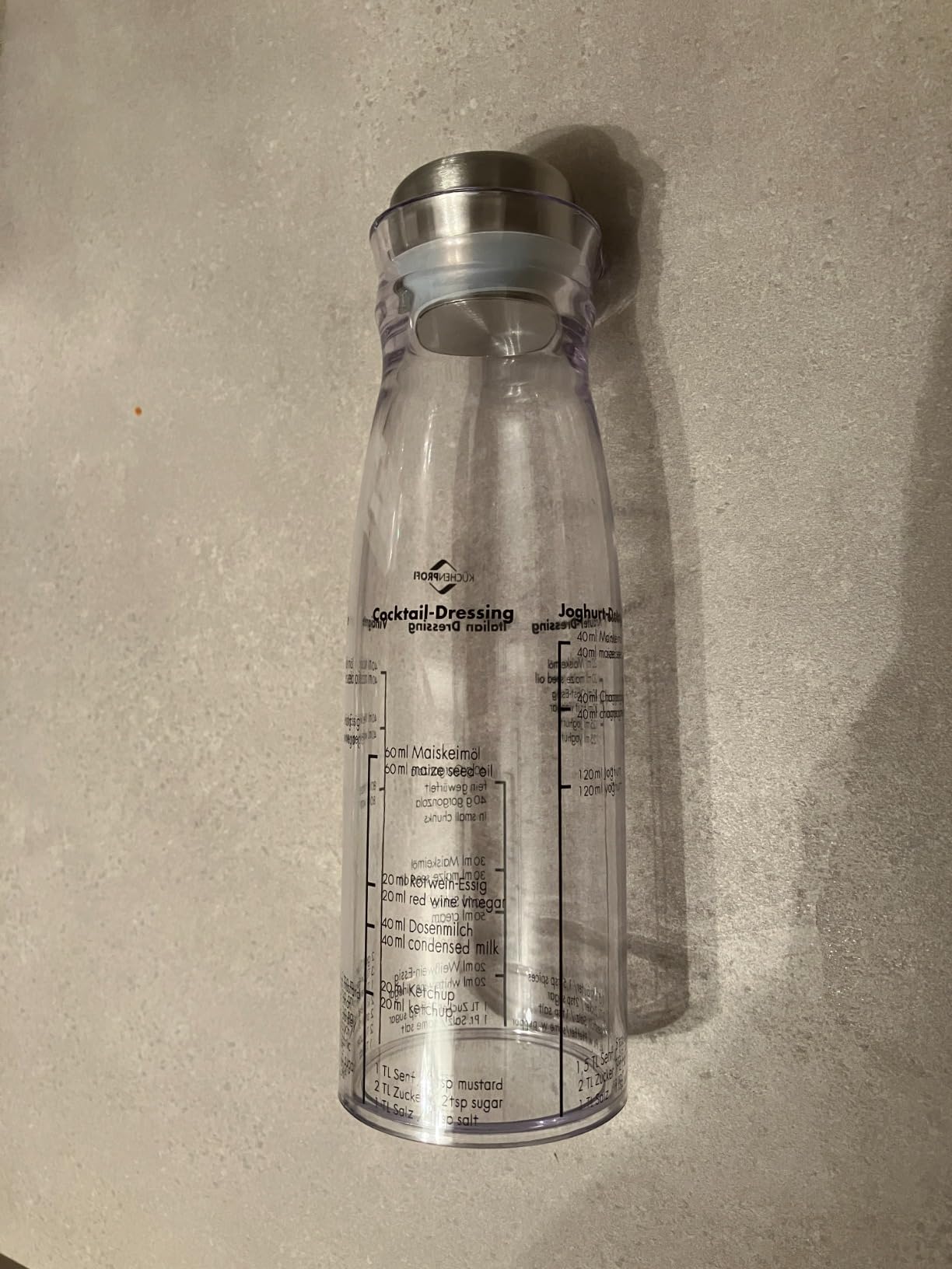 Steht jetzt immer im Kühlschrank