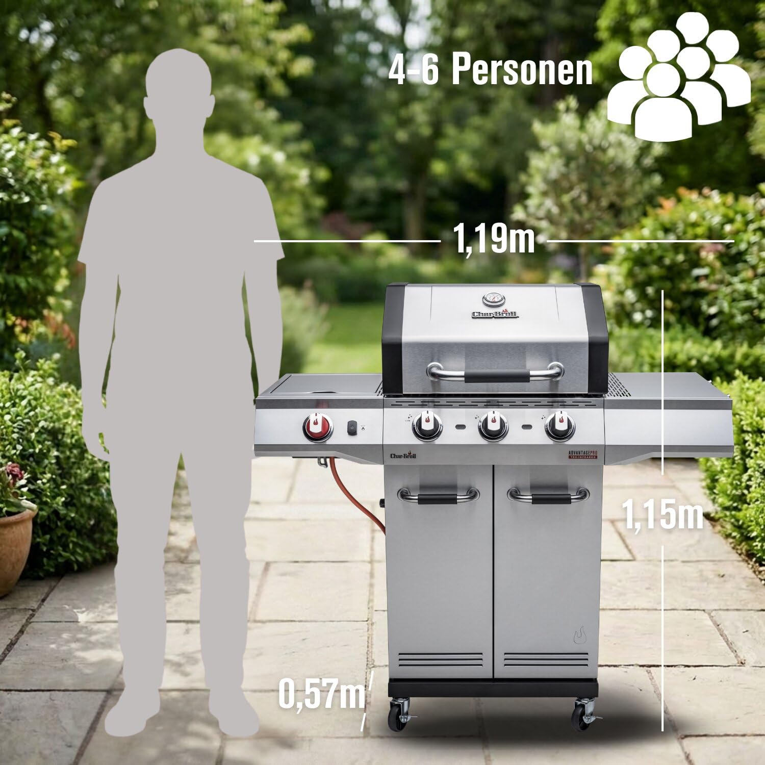 char-broil-advantage-pro-s-3-gasgrill-mit-tru-infrared-sear-brenner-900-c-und-ch image 2