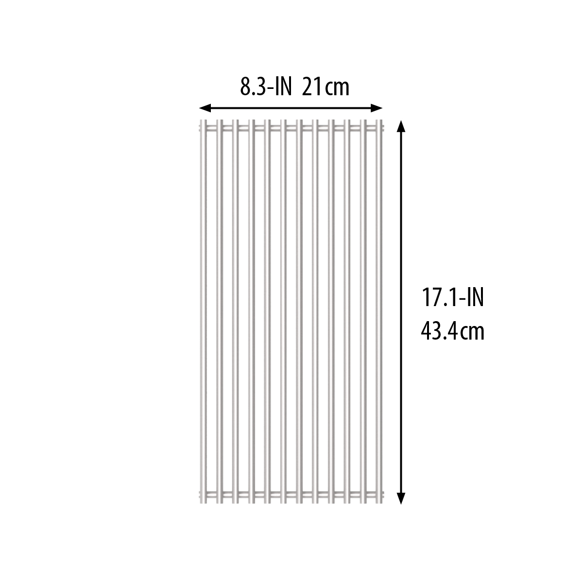 broil-king-sovereign-edelstahl-rost-grillrost-43-4-x-21-1-cm image 2