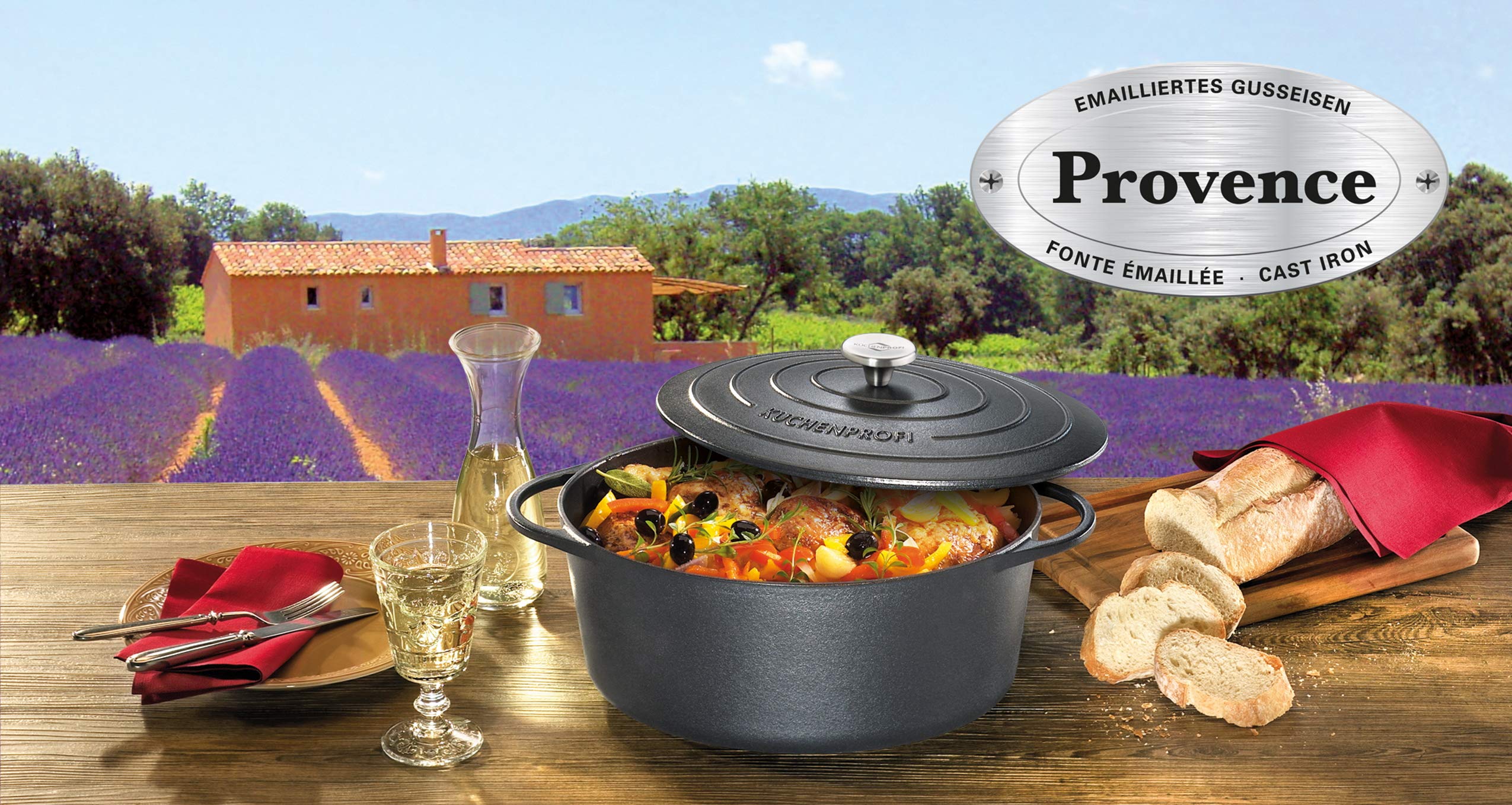 k-chenprofi-provence-bratentopf-rund-gusseisen-f-r-backofen-und-induktion image 3