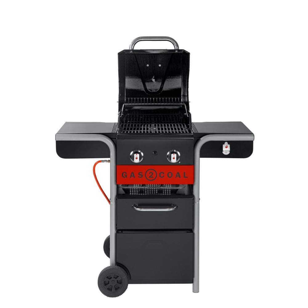 char-broil-gas2coal-210-hybrid-grill-2-brenner-gas-kohlegrill-schwarz image 4