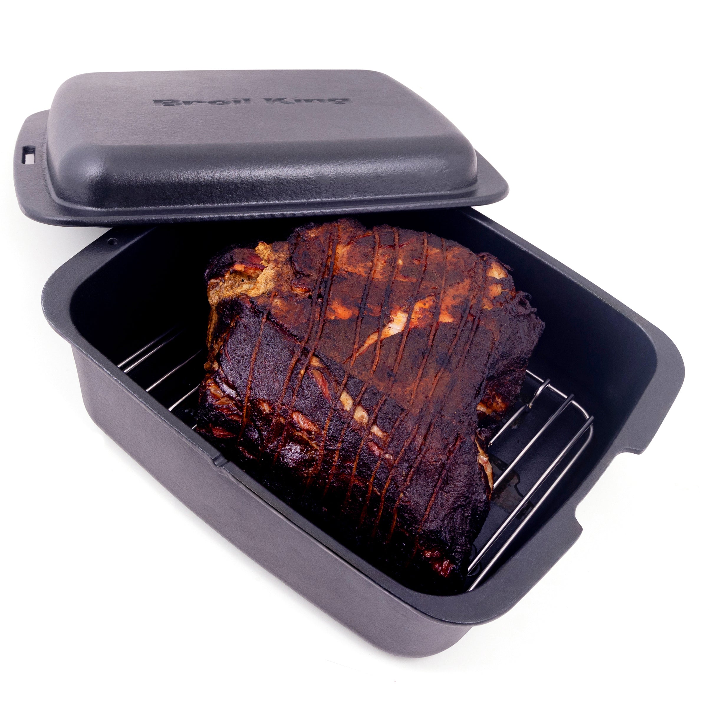 broil-king-dutch-oven-aus-gusseisen-mit-edelstahl-rost image 2